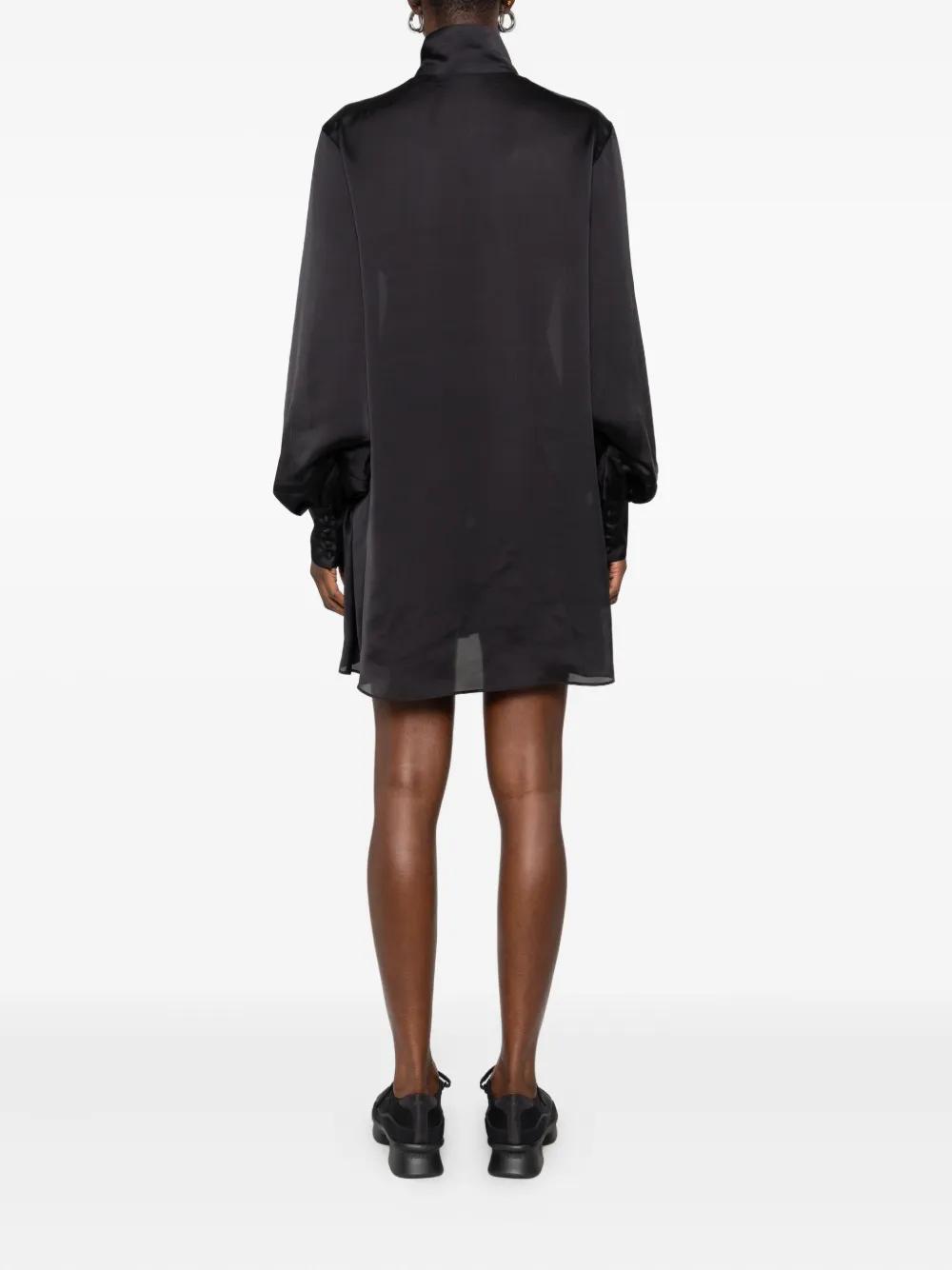 Sacai Black Tie Dresses for Women | Lyst