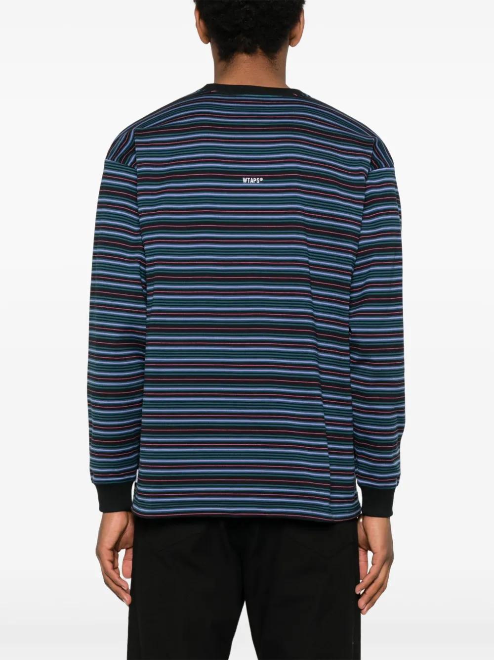WTAPS LONG SLEEVE ボーダー Mサイズ WTAPS ダブルタップス VATOS LS TEE. COTTON バトス ロング