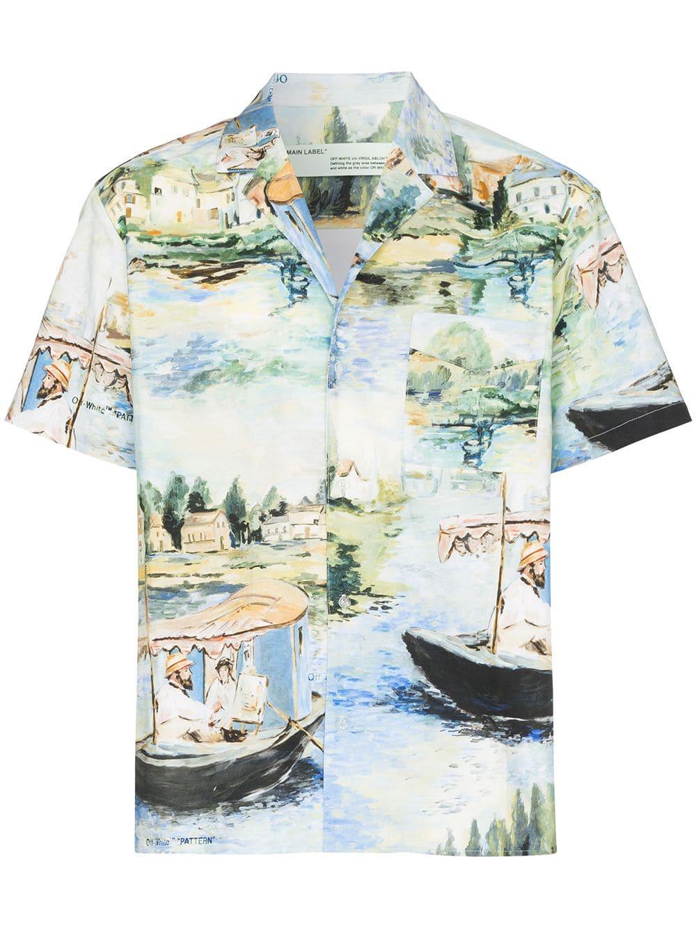 Off-White c/o Virgil Abloh Cotton Lake Holiday Shirt for Men | Lyst