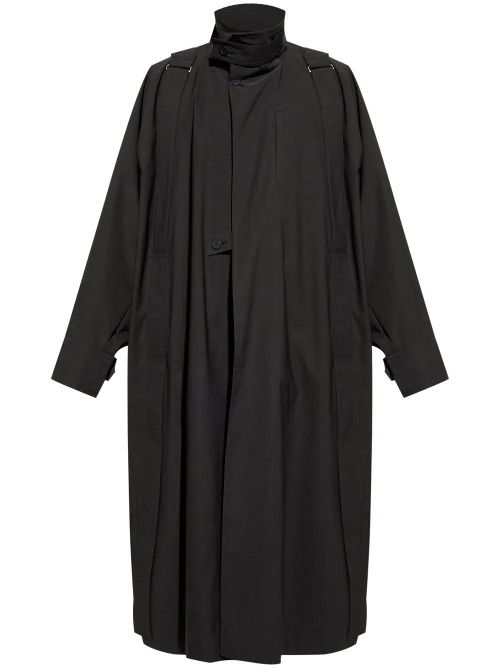 Homme Plissé Issey Miyake Parachute Coat in Black for Men | Lyst UK
