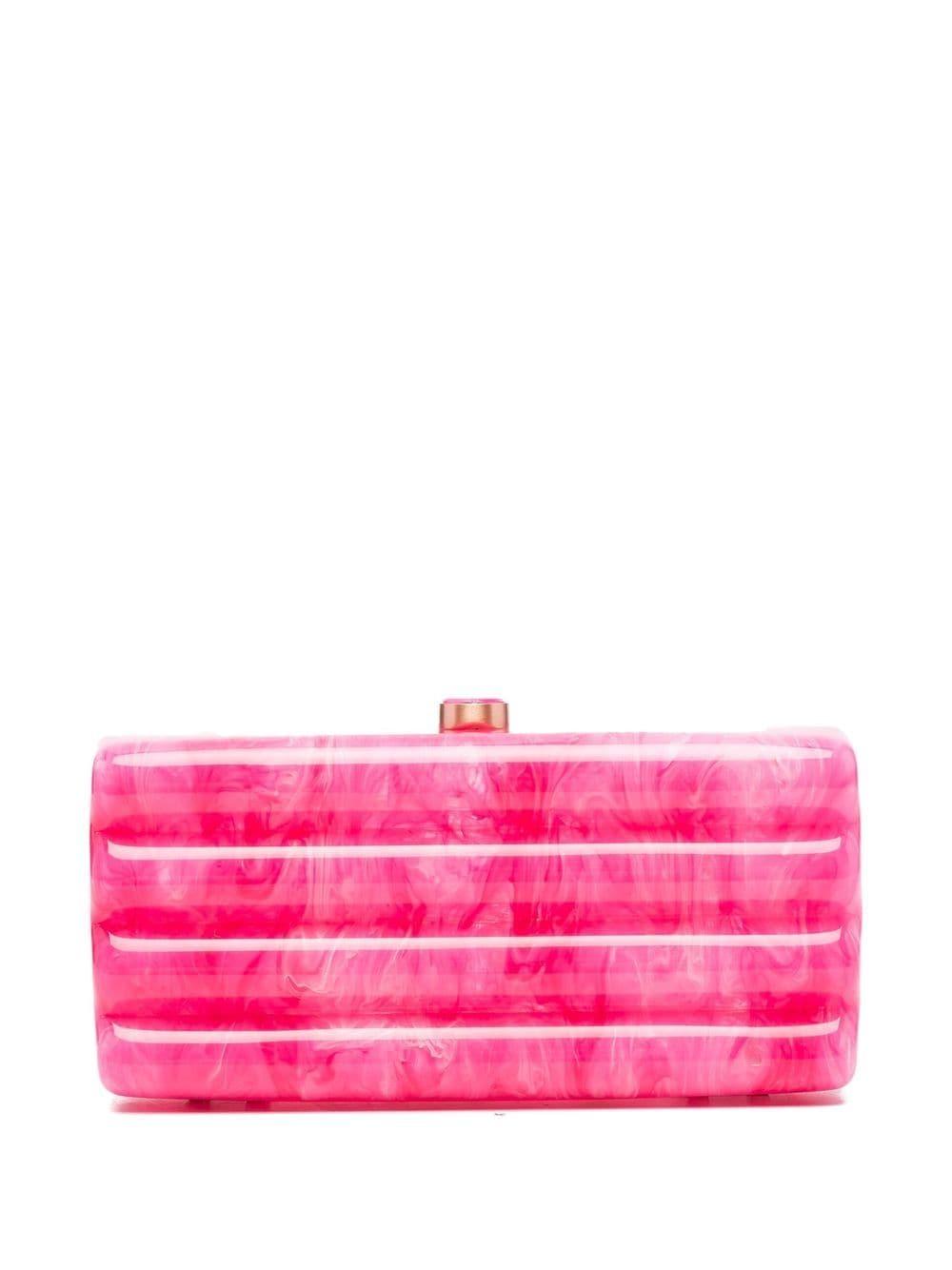 Cult Gaia Enid Marble Acrylic Clutch in Pink Lyst