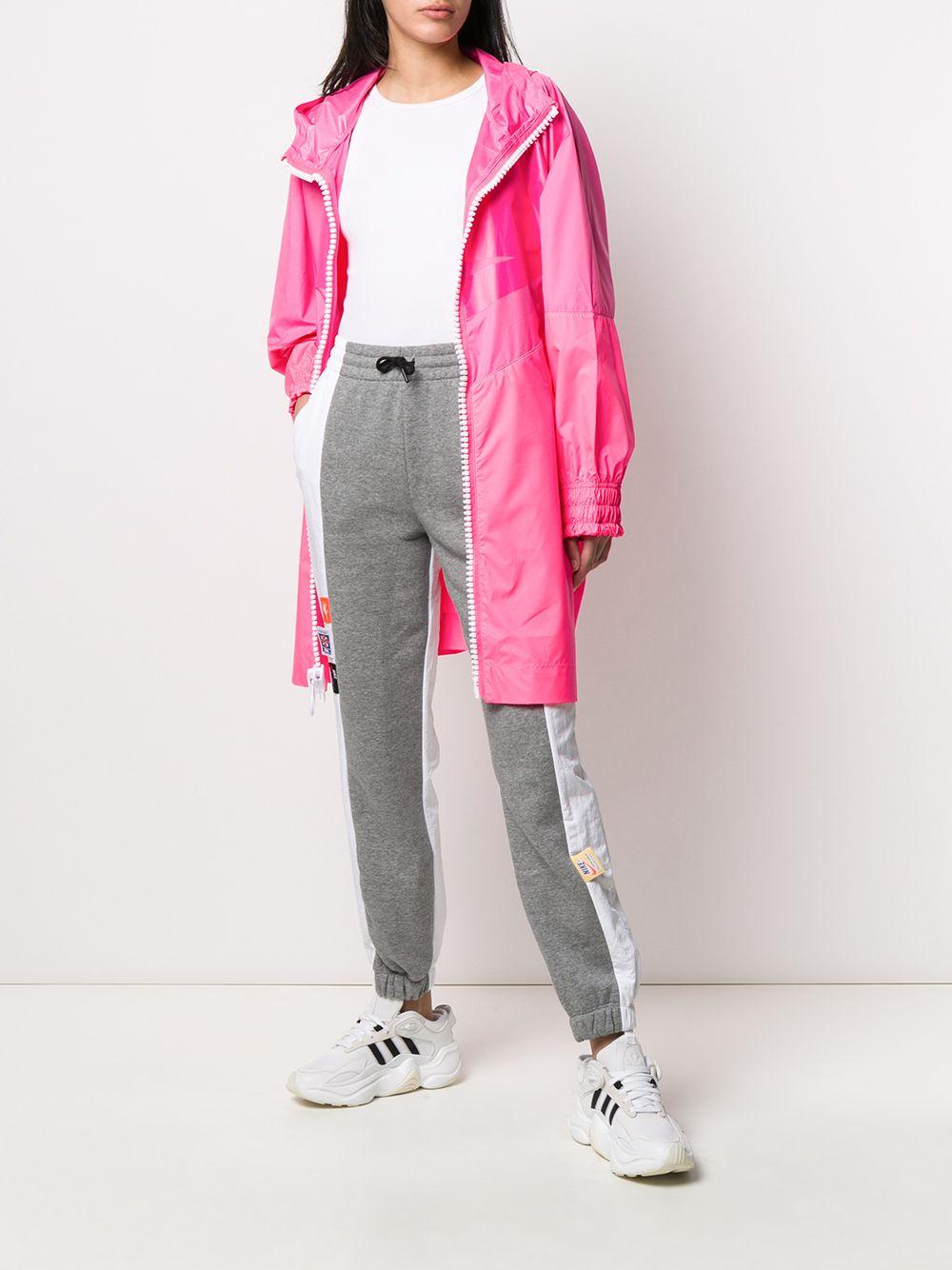 Nike Oversized Hooded Rain Coat in Pink | Lyst