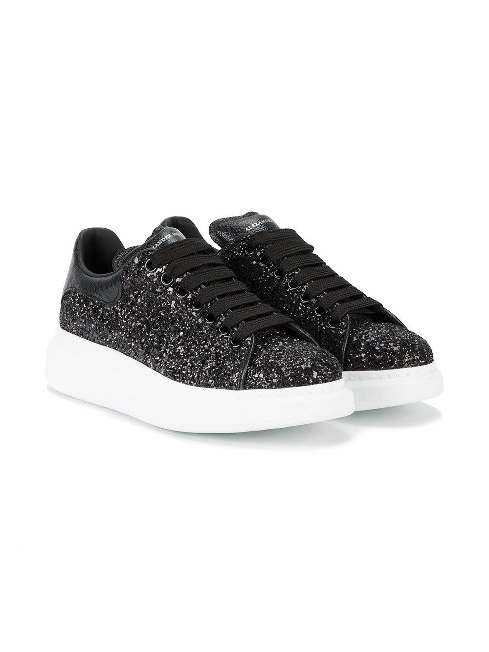 black glitter alexander mcqueen