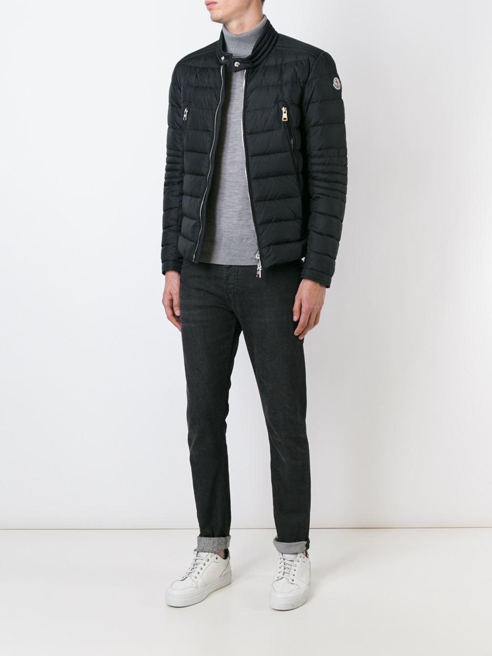 Moncler Amiot Down-flled Quilted Jacket in Black for Men | Lyst Canada