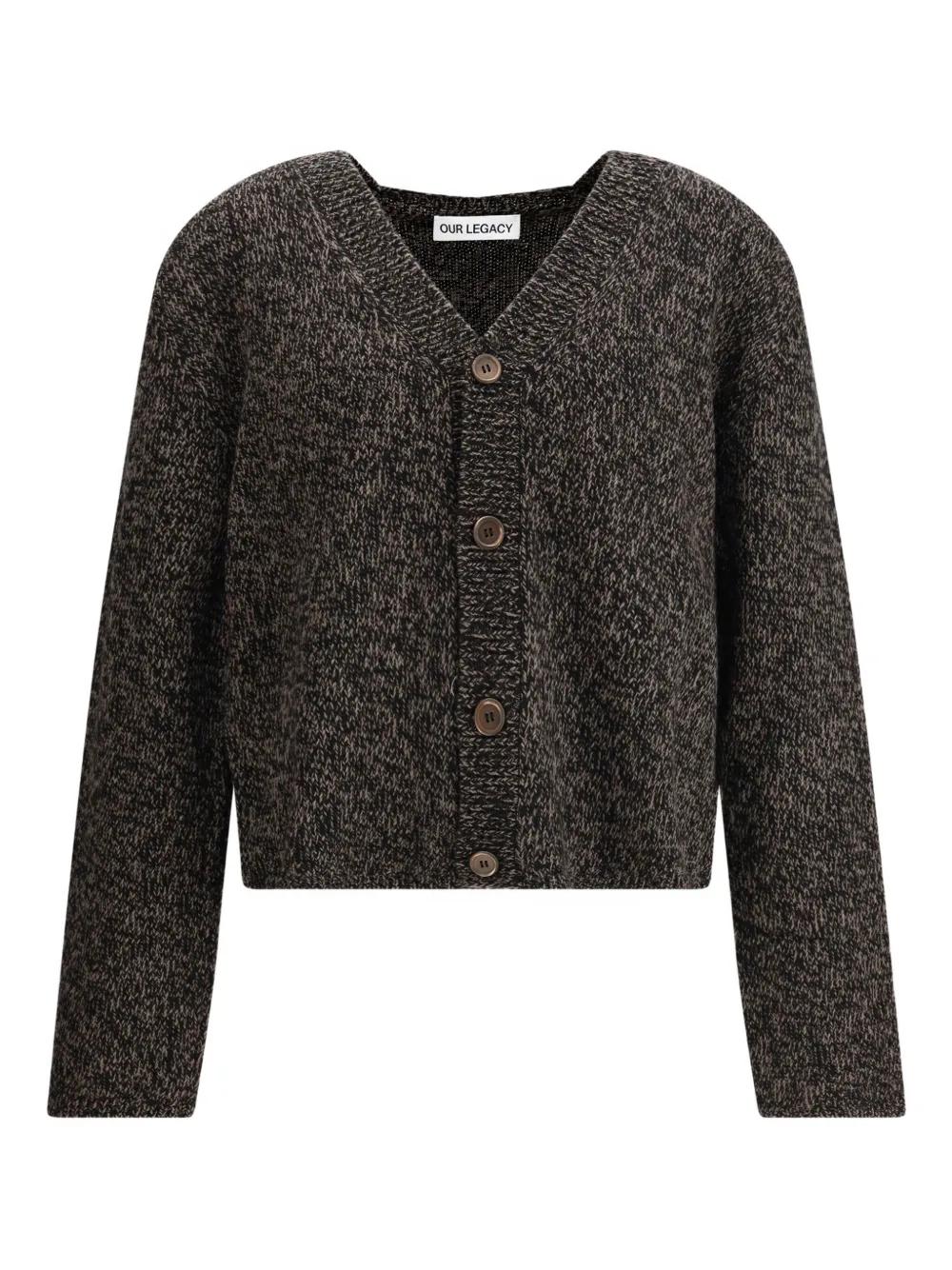 OUR LEGACY アワー レガシー カーディガン ブラック 黒 サイズ:48