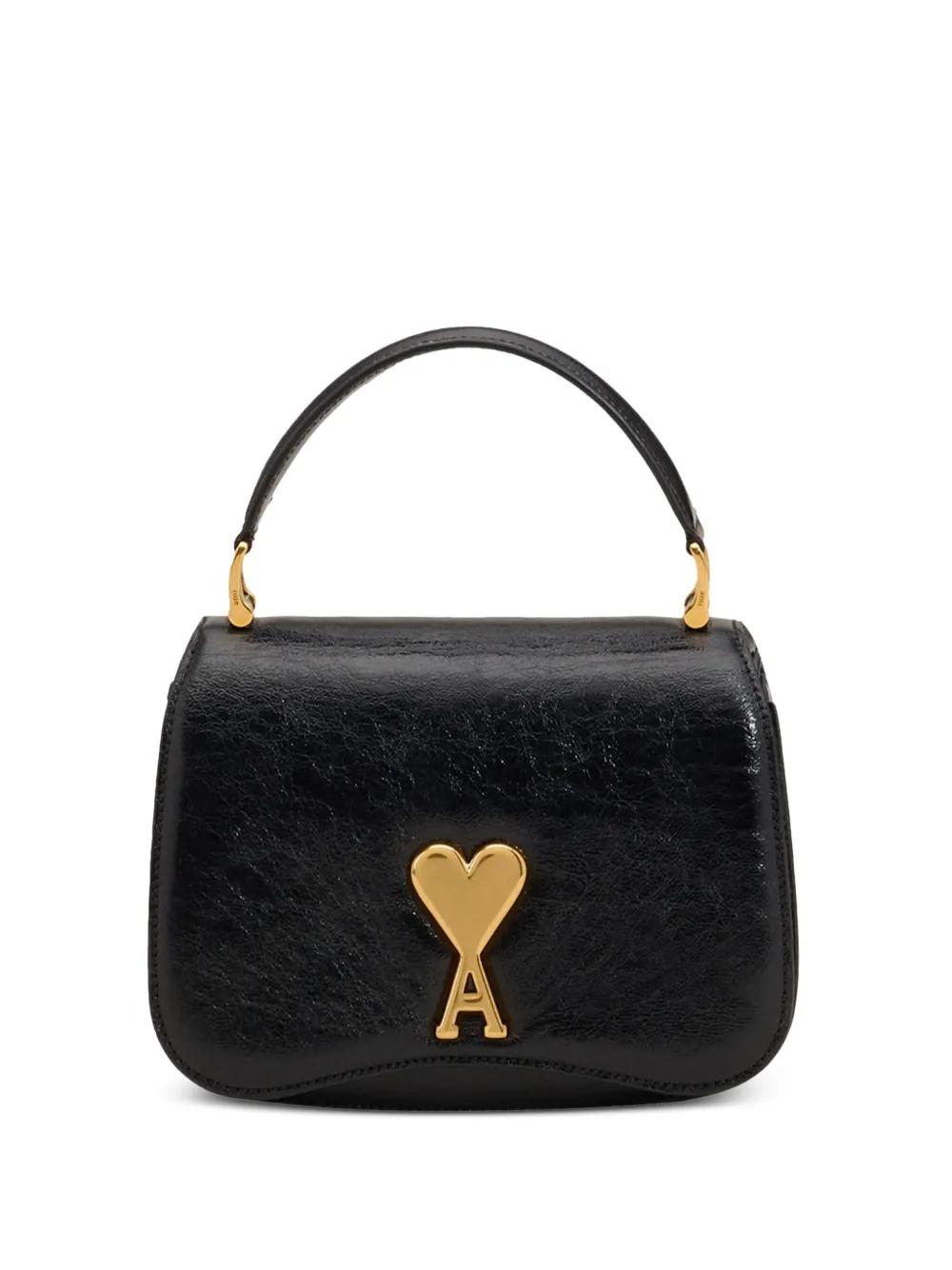 AMI Paris ベージュ Ami Paris レザー ラフィア トートバッグ AMI Paris☆ベージュ Ami Paris レザー ラフィア トートバッグ