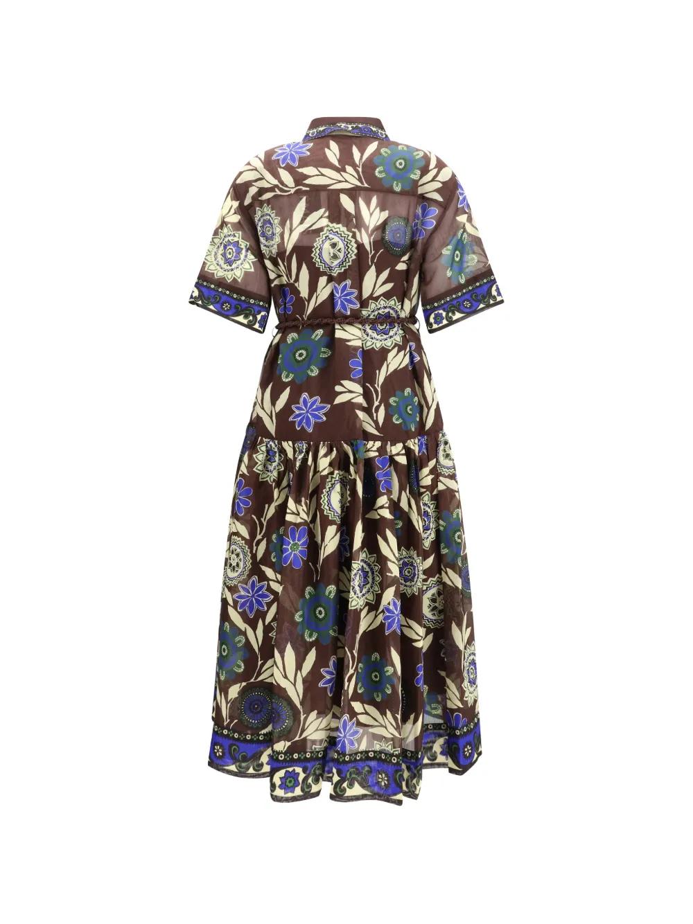 alemais effie puff sleeve midi dress Effie Linen Puff Sleeve Dress