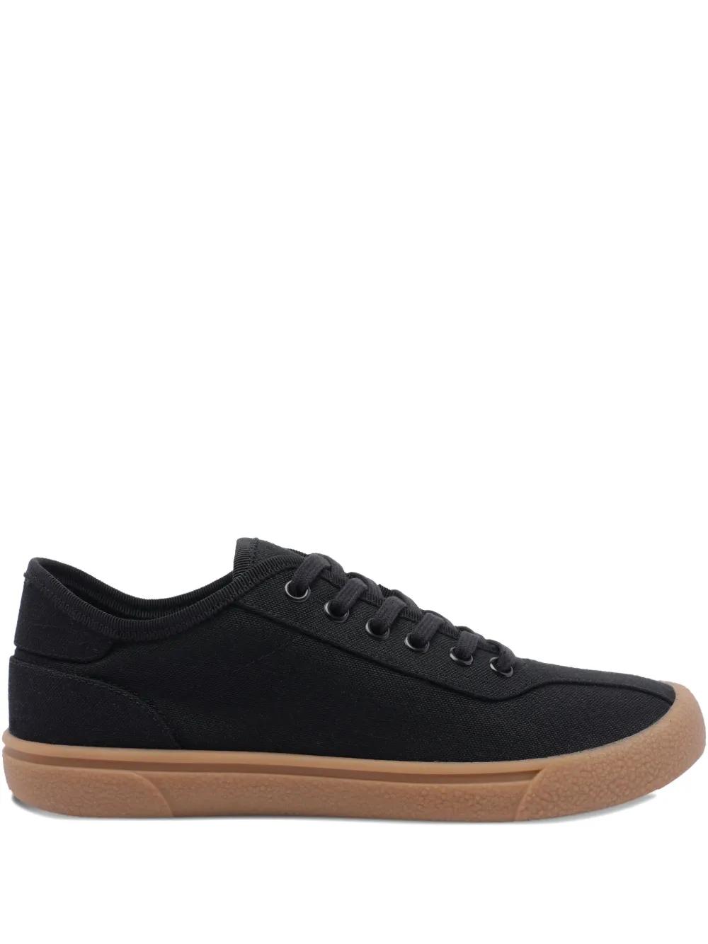 スニーカー The Row Two-Tone Canvas Mica Sneakers The Row Mica Sneakers | Black | FARFETCH