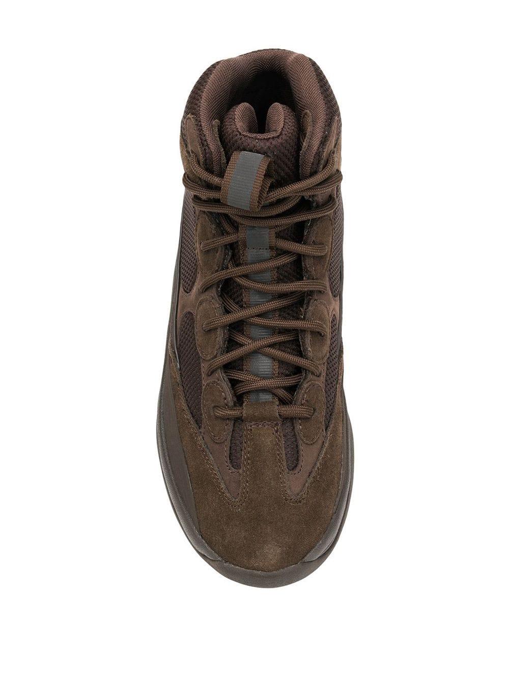 brown yeezy boots