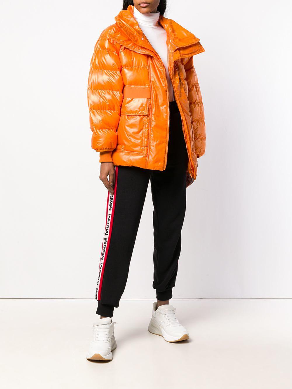 adidas By Stella McCartney Synthetic Oversized Padded Jacket in Yellow &  Orange (Orange) - Lyst