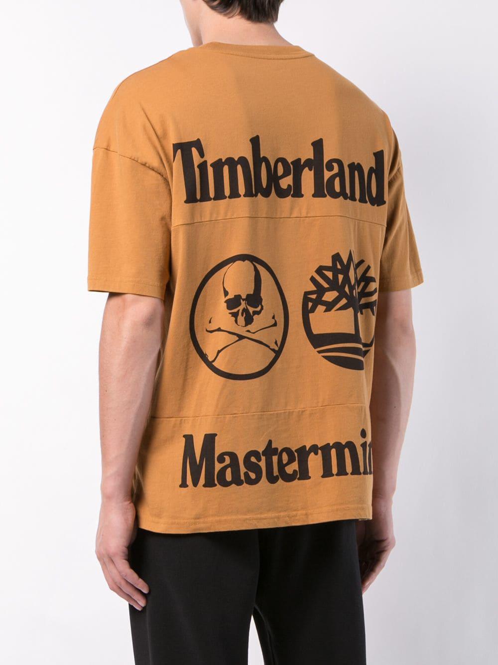 Mastermind Japan Mastermind X Timberland T-shirt in Brown for Men - Lyst