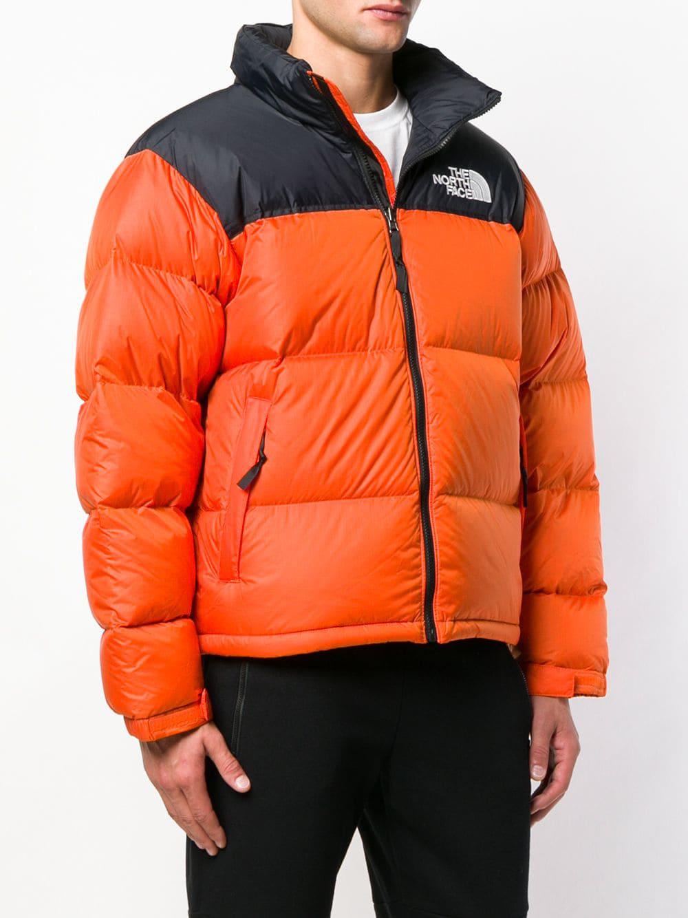 The North Face Synthetic M 1996 Rto Nptse Jacket in Orange/Black ...