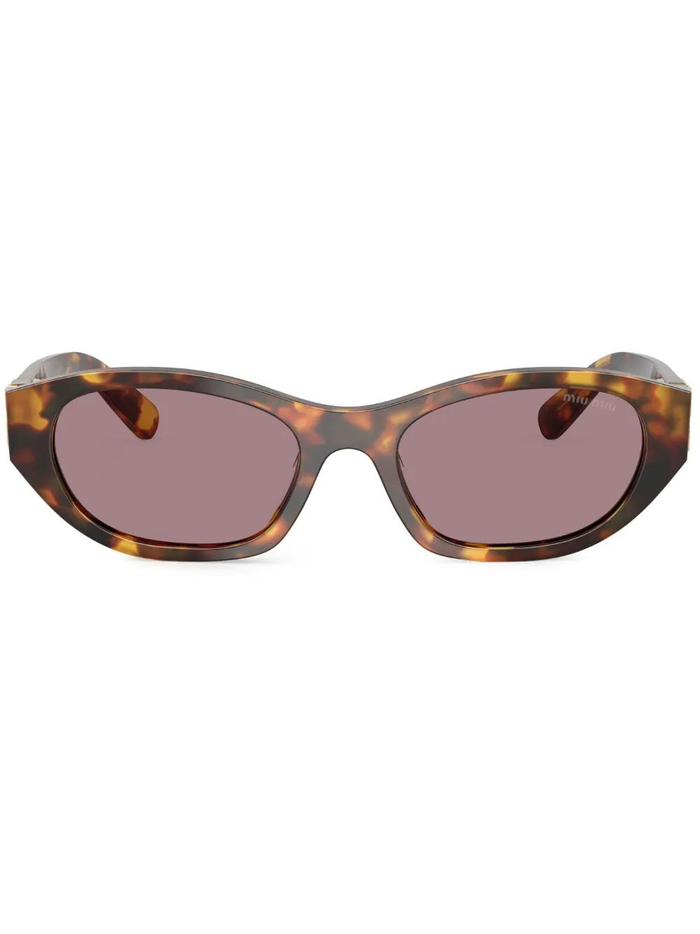 Miu Miu Eyewear Regard トータスシェル サングラス | ブラウン