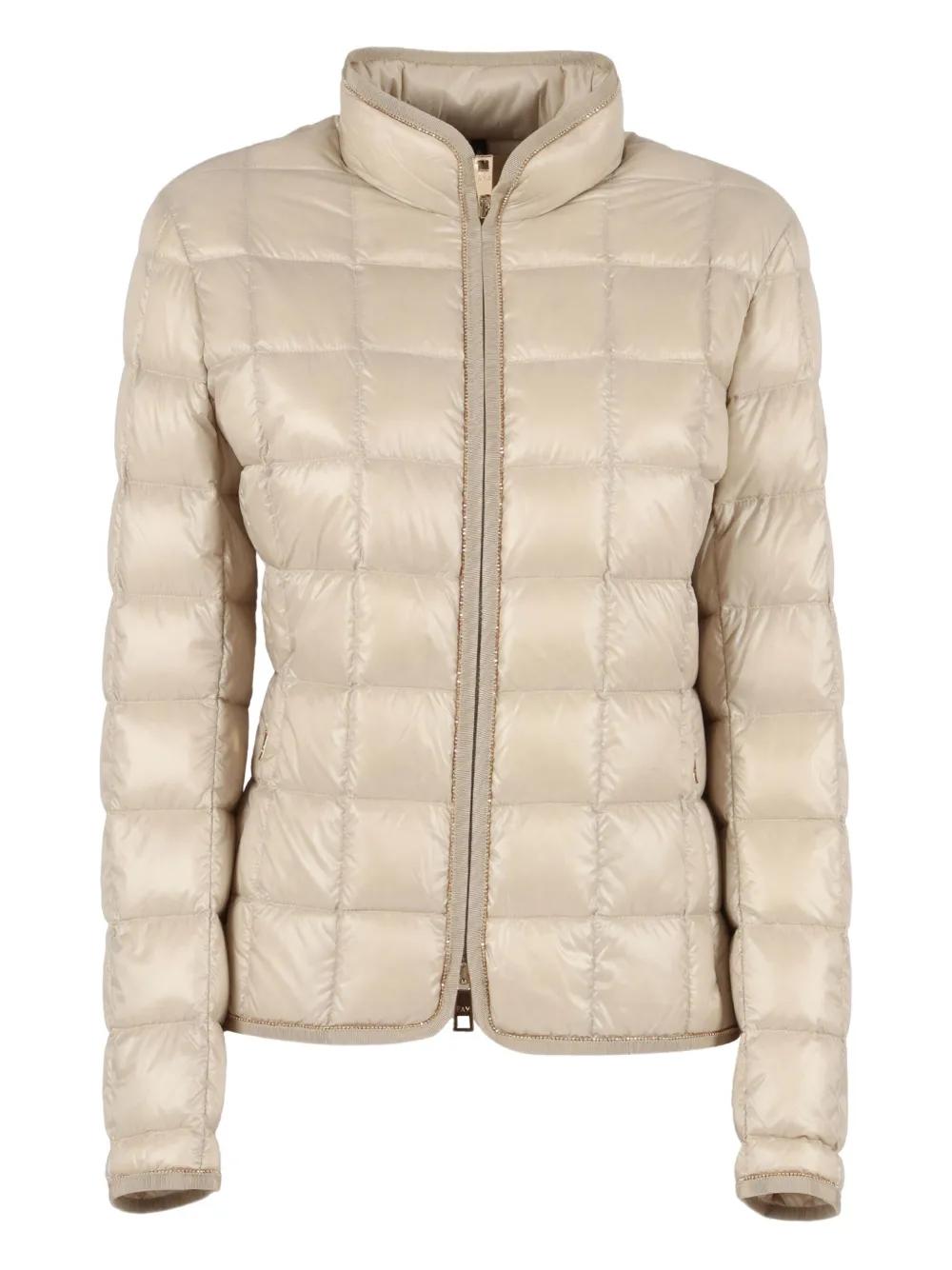 Fay Quilted Jacket in Natural | Lyst Canada