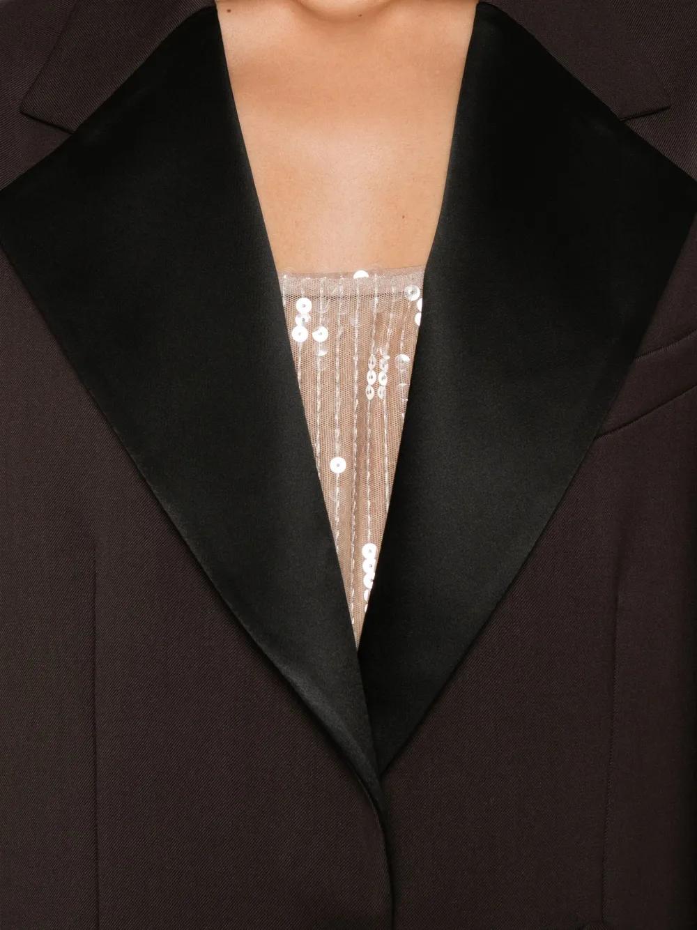 スーツ PAROSH Women Suit Jackets D420411BAMBU813 Black P.A.R.O.S.H. Blazers, sport coats and suit jackets for Women