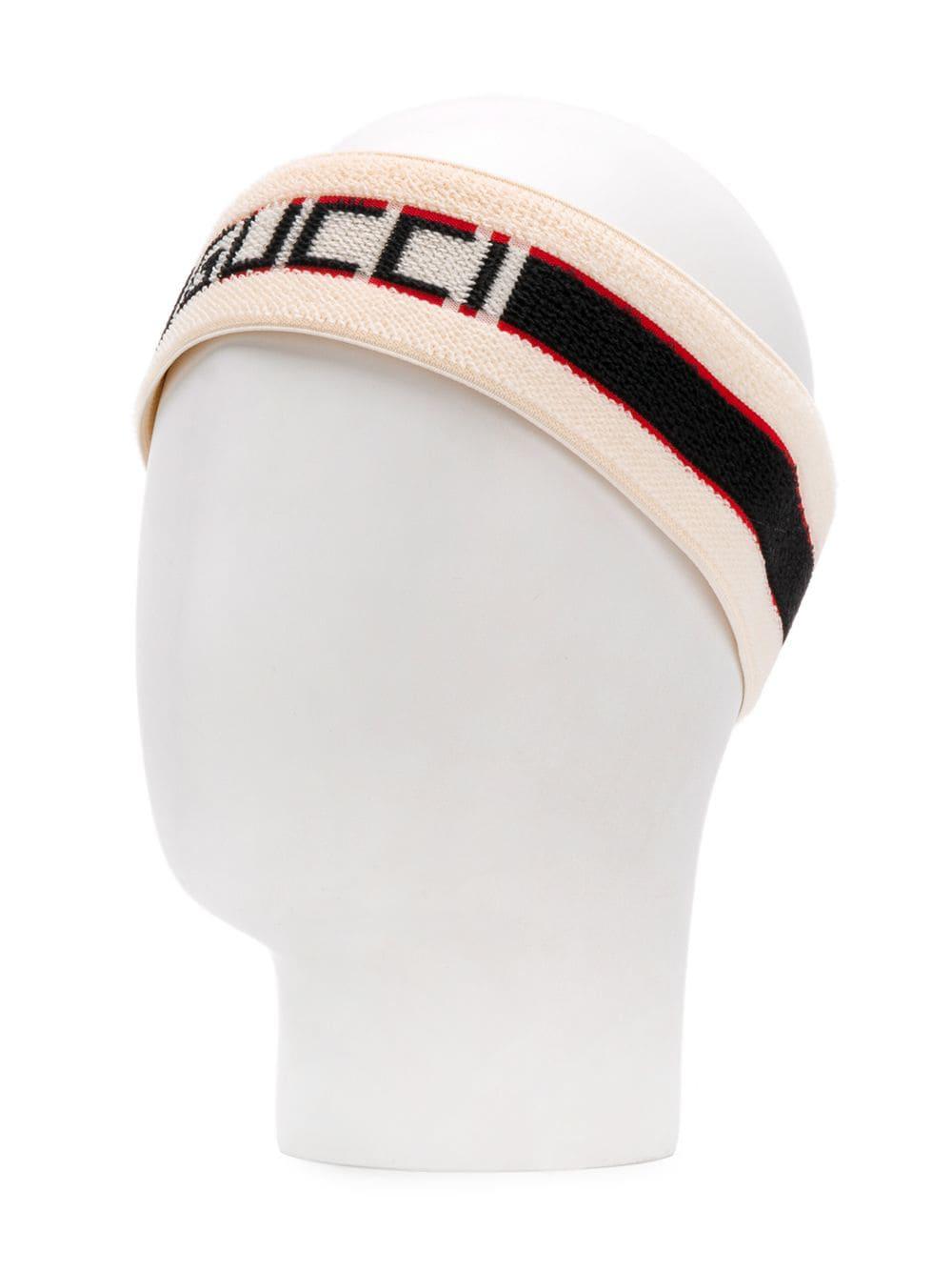 Gucci Synthetic Elastic Stripe Headband for Men - Lyst