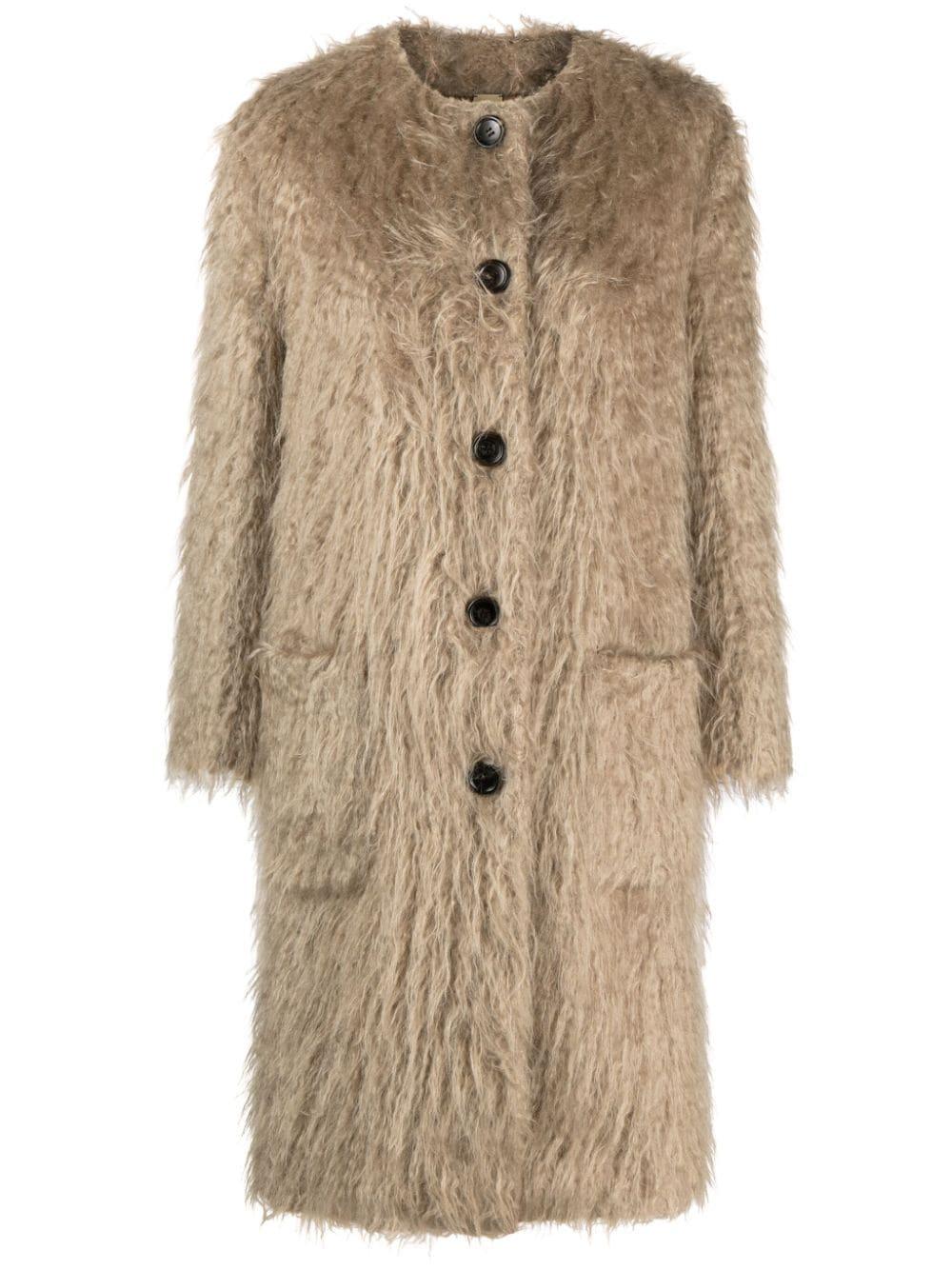 Gucci faux fur coat clearance