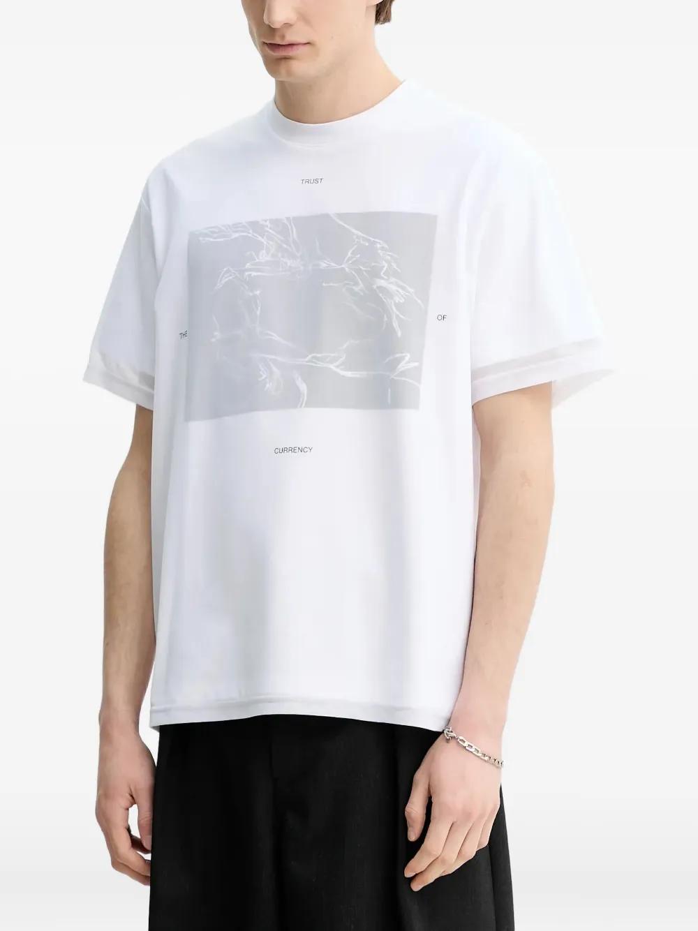 トップス HELIOT EMIL Hyaline t shirt HELIOT EMIL Black Hyaline Long Sleeve T-Shirt Heliot Emil