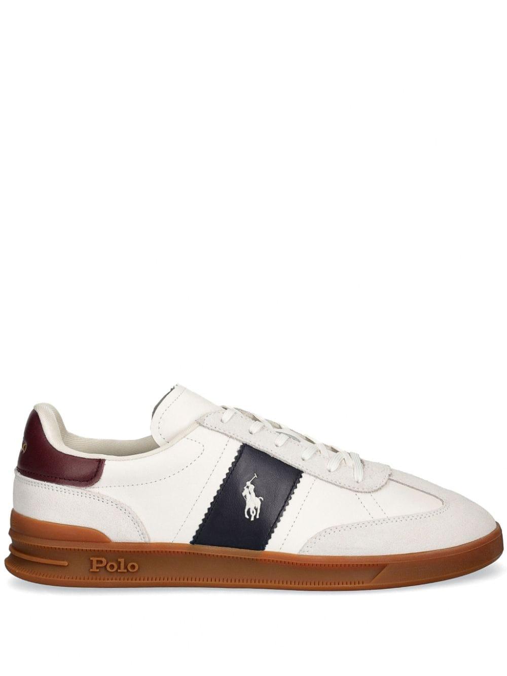 ralph lauren white sneakers womens