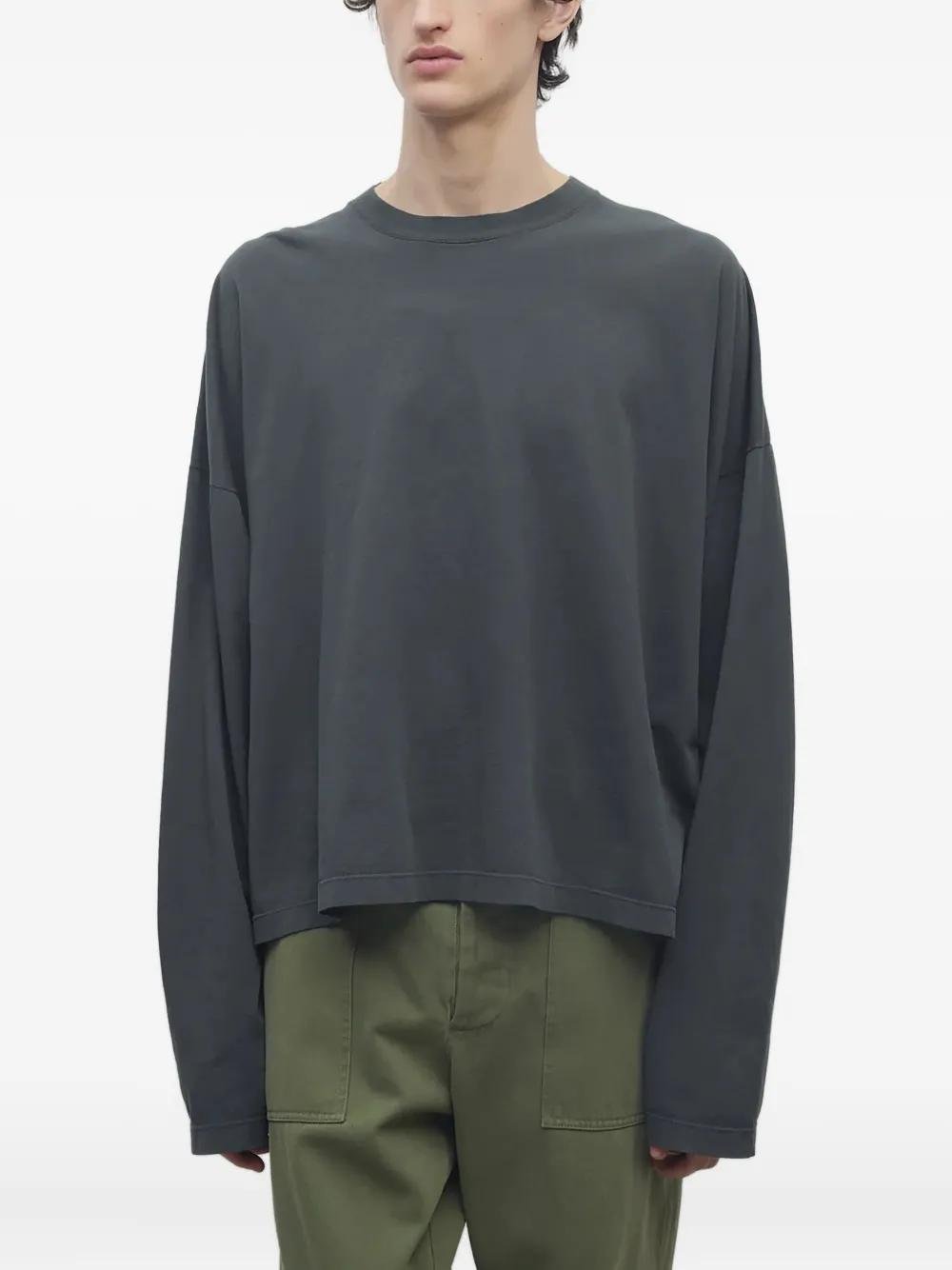 【関税込み】The Row グレー Drago 長袖Tシャツ The Row: グレー Drago 長袖Tシャツ | SSENSE 日本