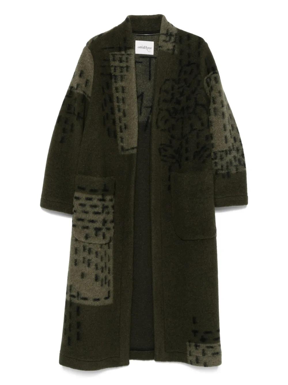 72▢ottod'Ame ノーカラーガウンコート エンジェル TS0528-1 72▢ottod'Ame ノーカラーガウンコート エンジェル TS0528-1