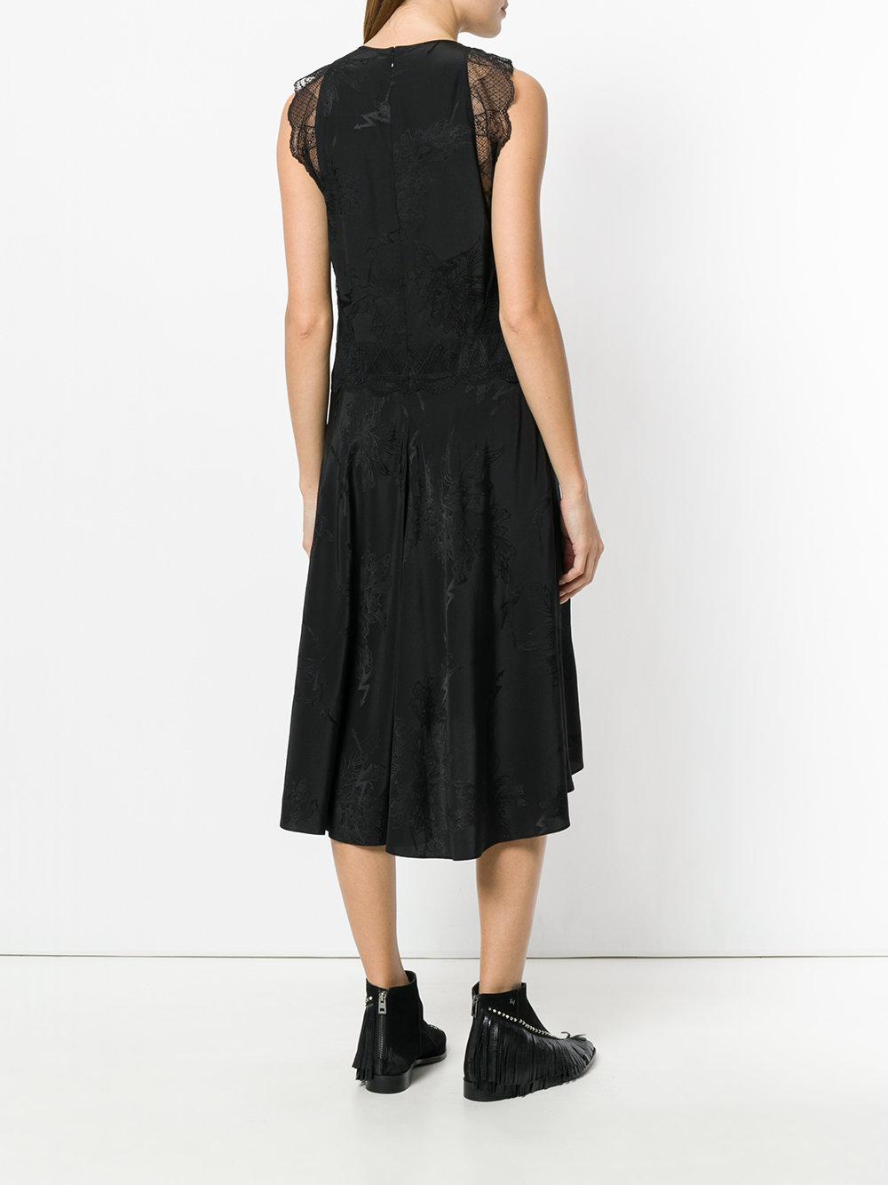 Zadig & Voltaire Roberto Jac Dress in Black | Lyst