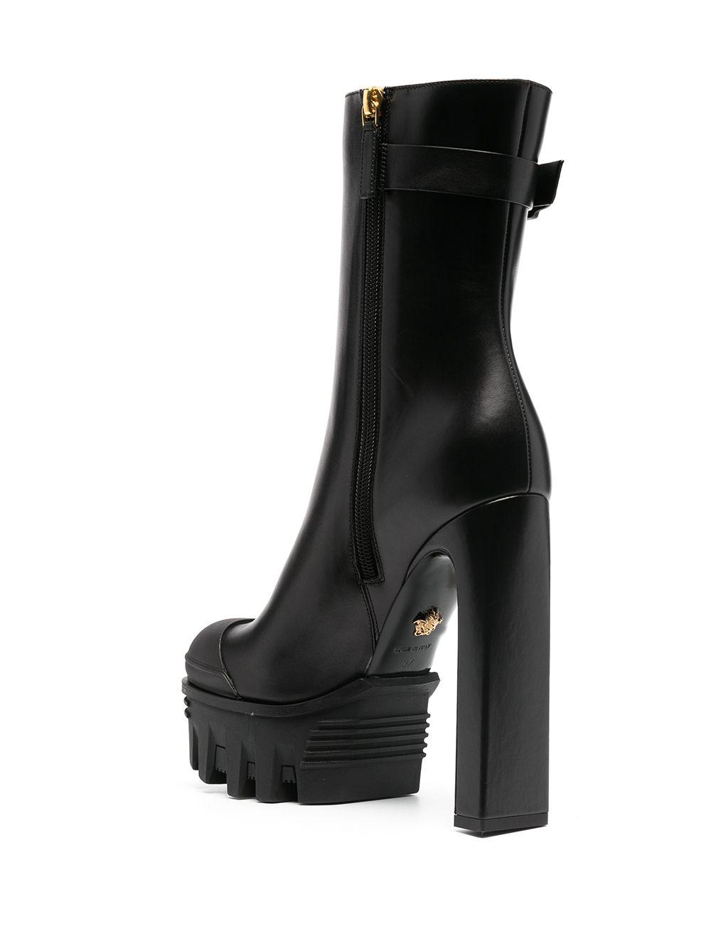 versace delphi flat boots