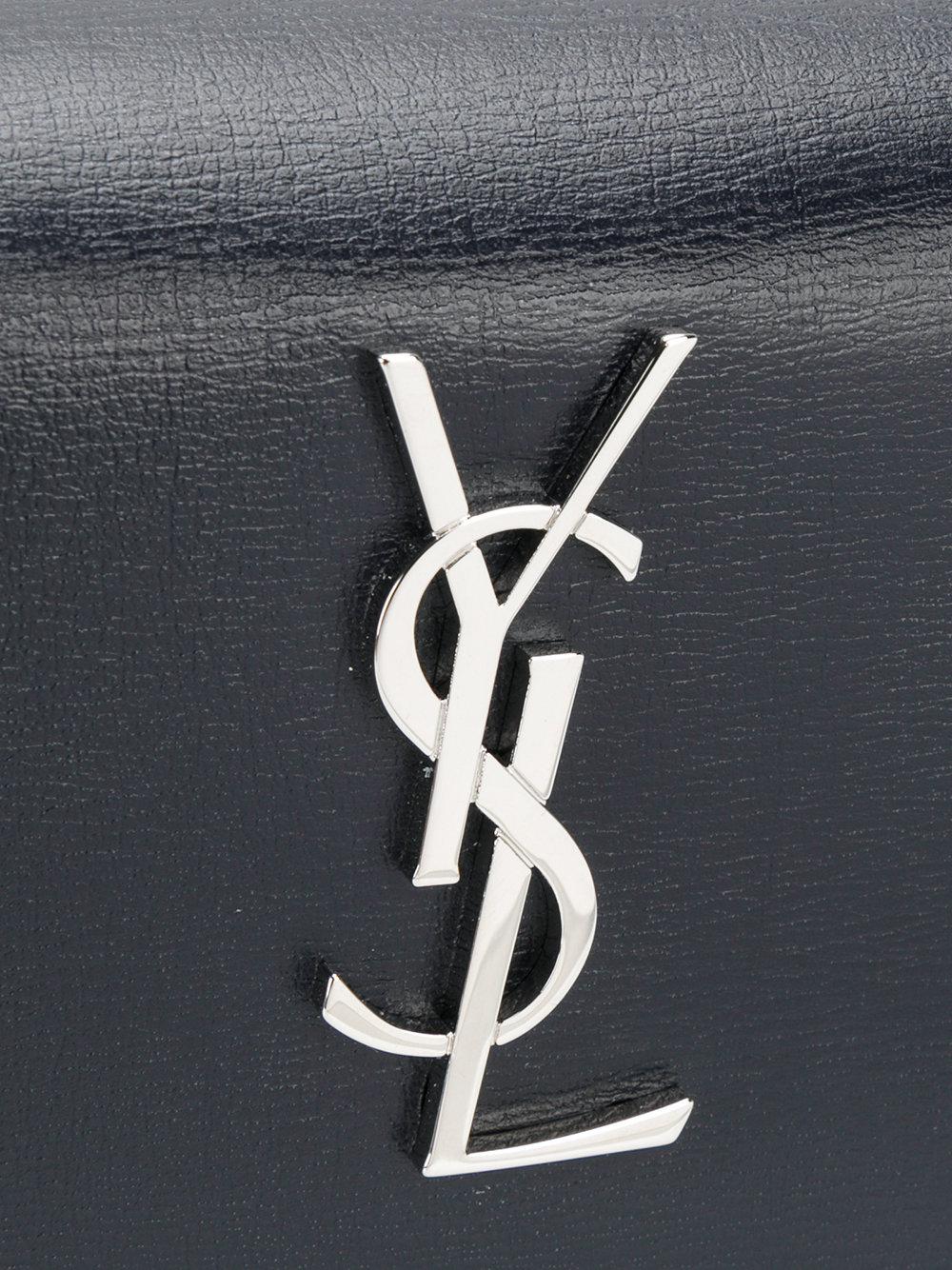 Authentic YSL wallet on chain DARK BLUE for Sale in San Diego