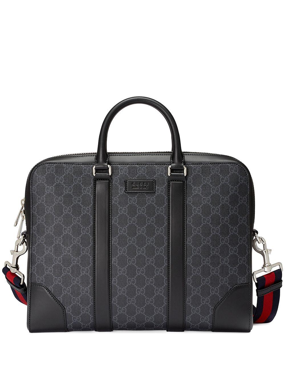 Gucci Canvas GG Black Briefcase for Men - Save 32% | Lyst