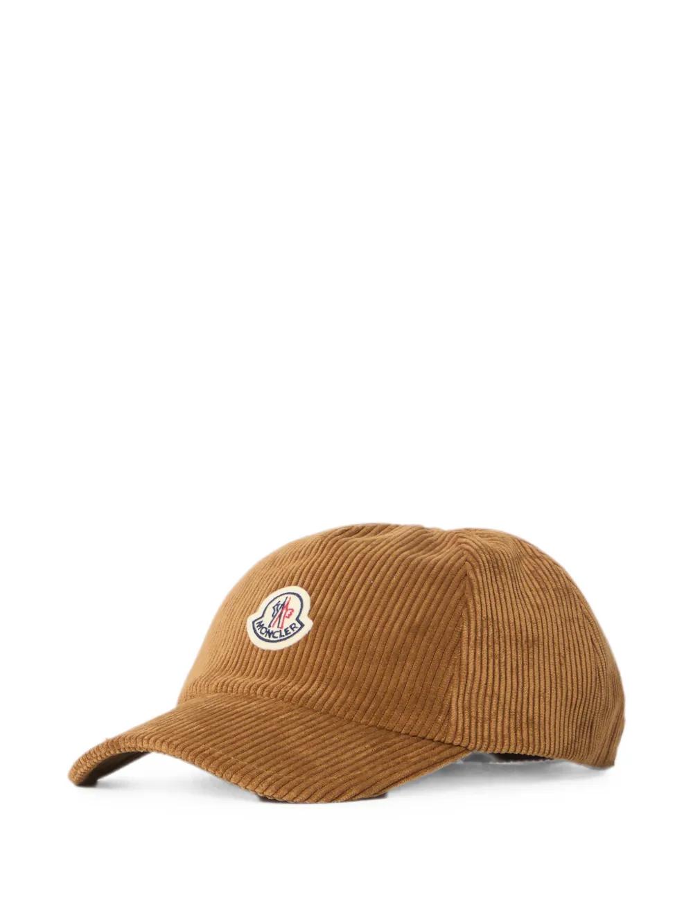 美品！MONCLER コーデュロイキャップ ブラウン Moncler コーデュロイ キャップ ブラウン | Lyst