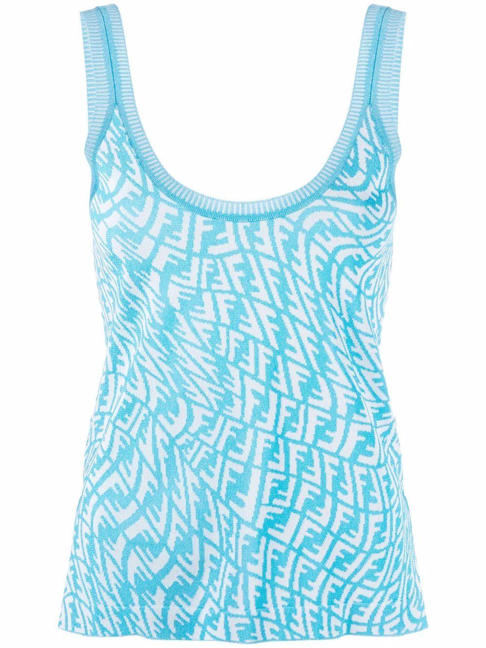 Blue fendi sales top