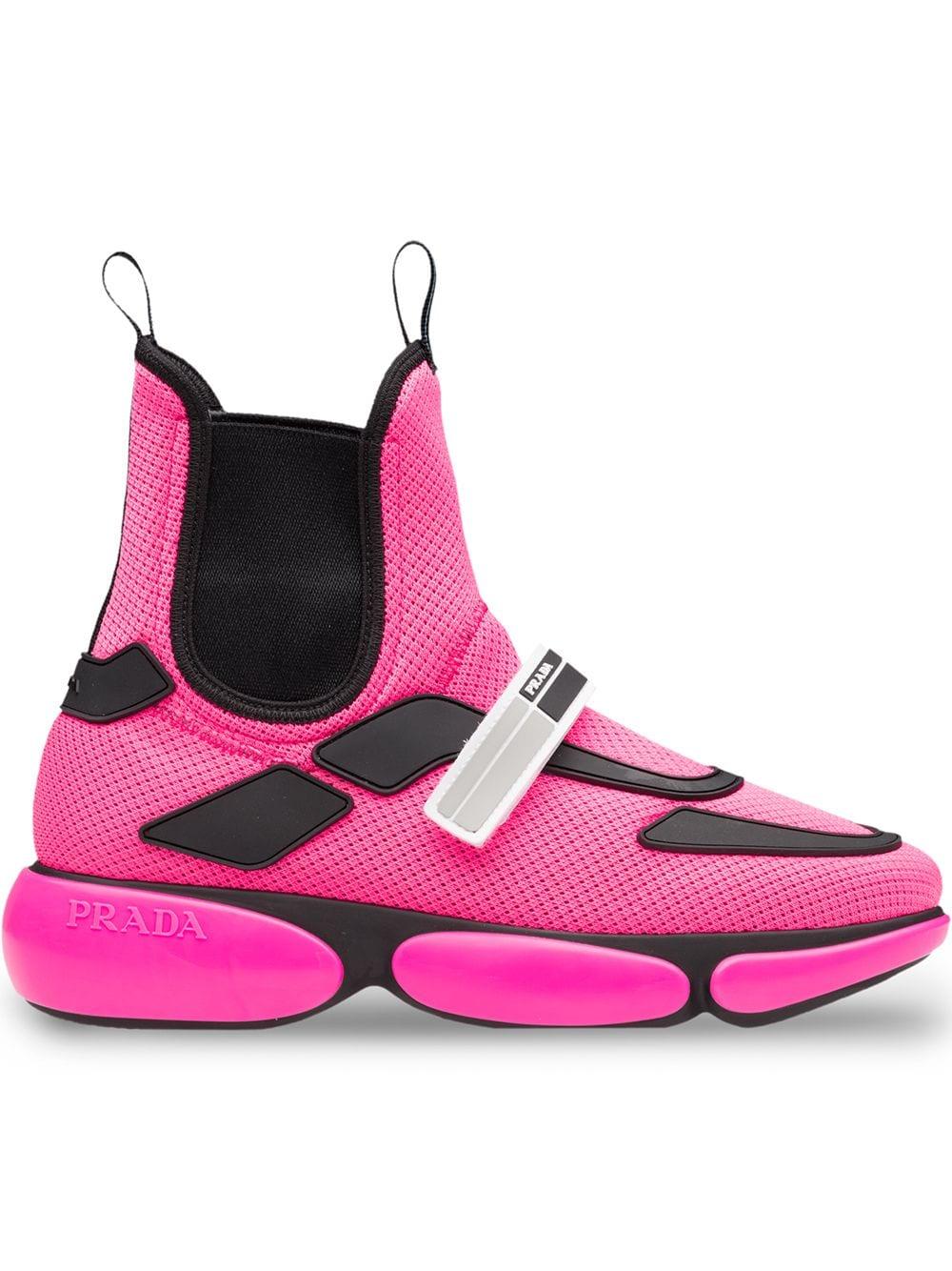 prada cloudbust white pink