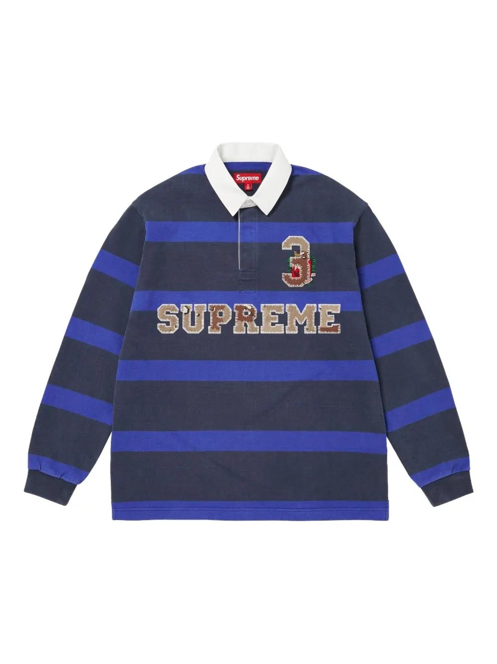 supreme stripe button up polo 【公式通販】
