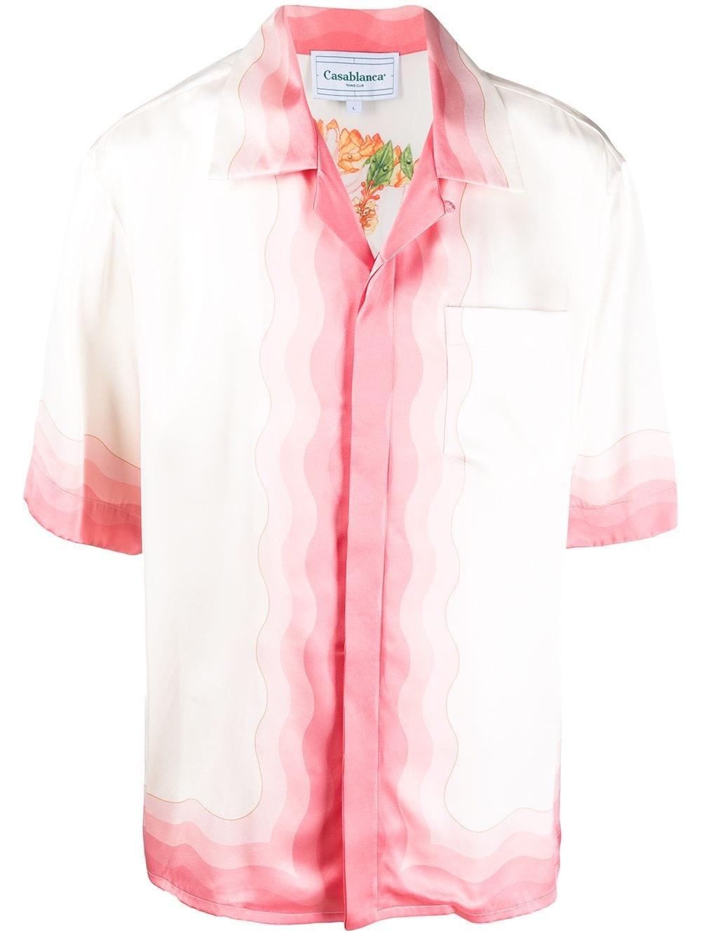 CASABLANCA Floral-print Silk Shirt in 