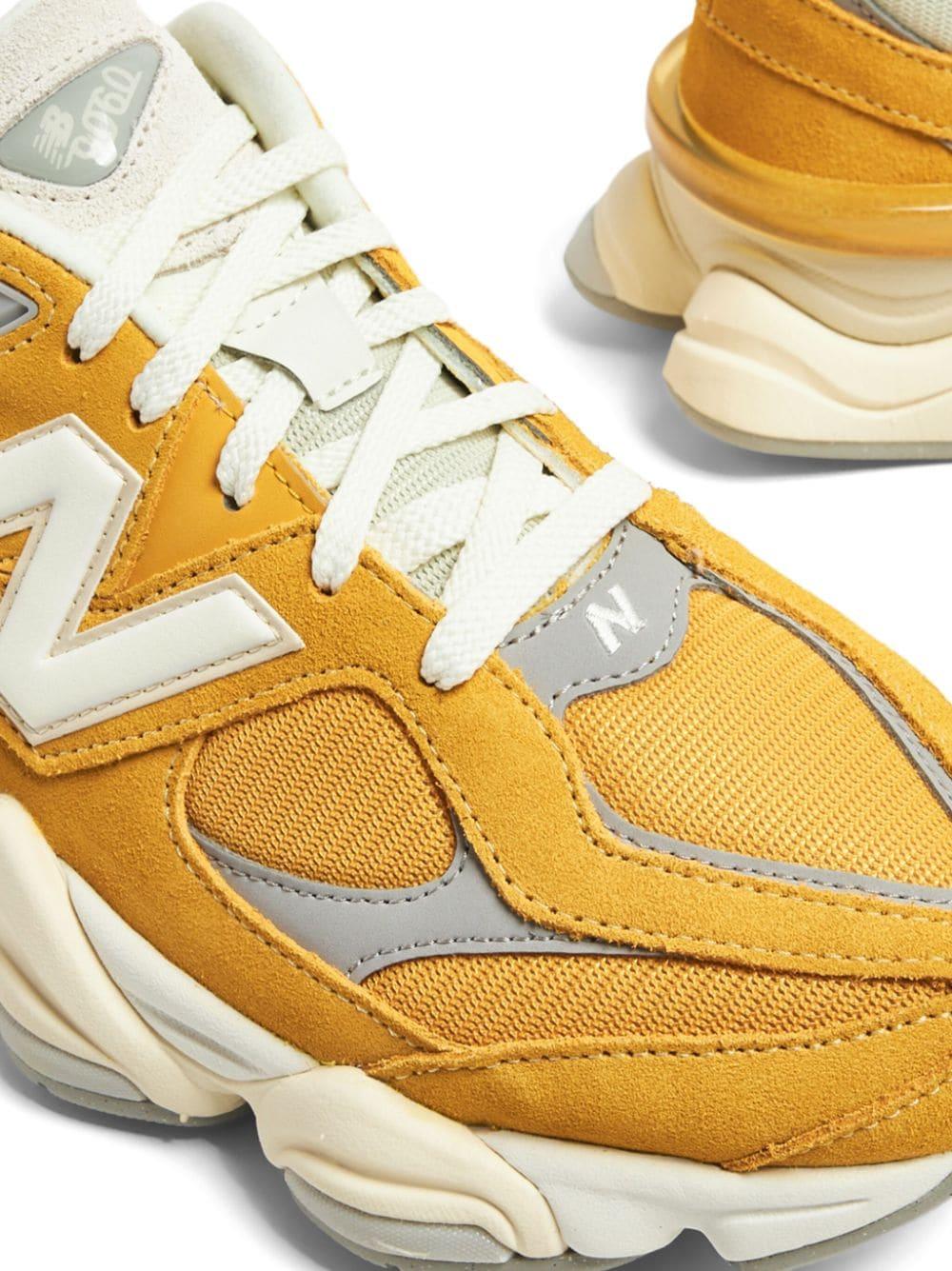 New Balance 9060 Suede Sneakers in Yellow for Men | Lyst