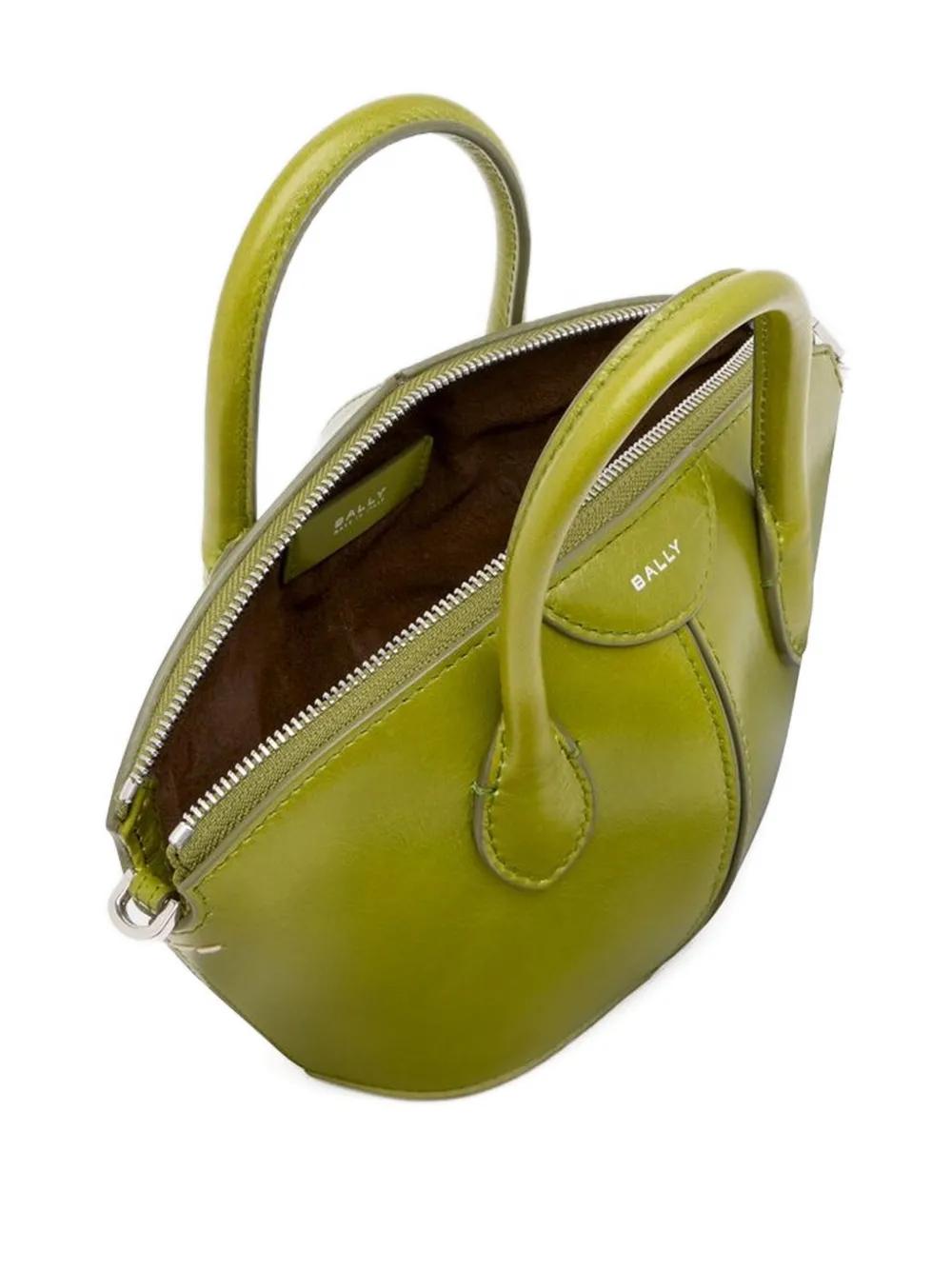 Bally Belle Tubular-handles Mini Bag in Green | Lyst