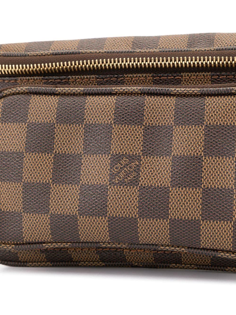 Dark Brown Braided Leather Bum Bag with LV – Emma Lou's Boutique