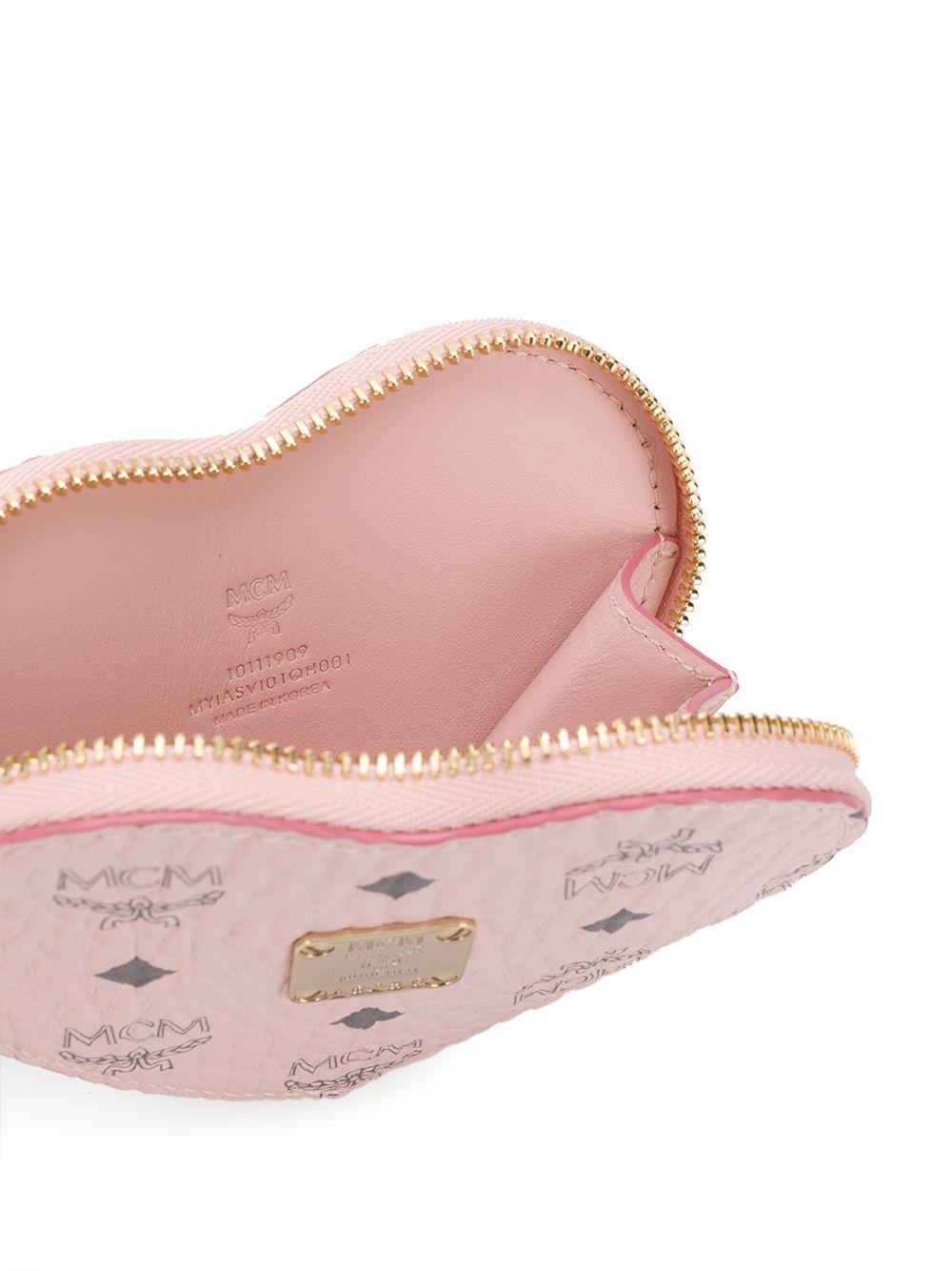 Mcm heart coin purse sale