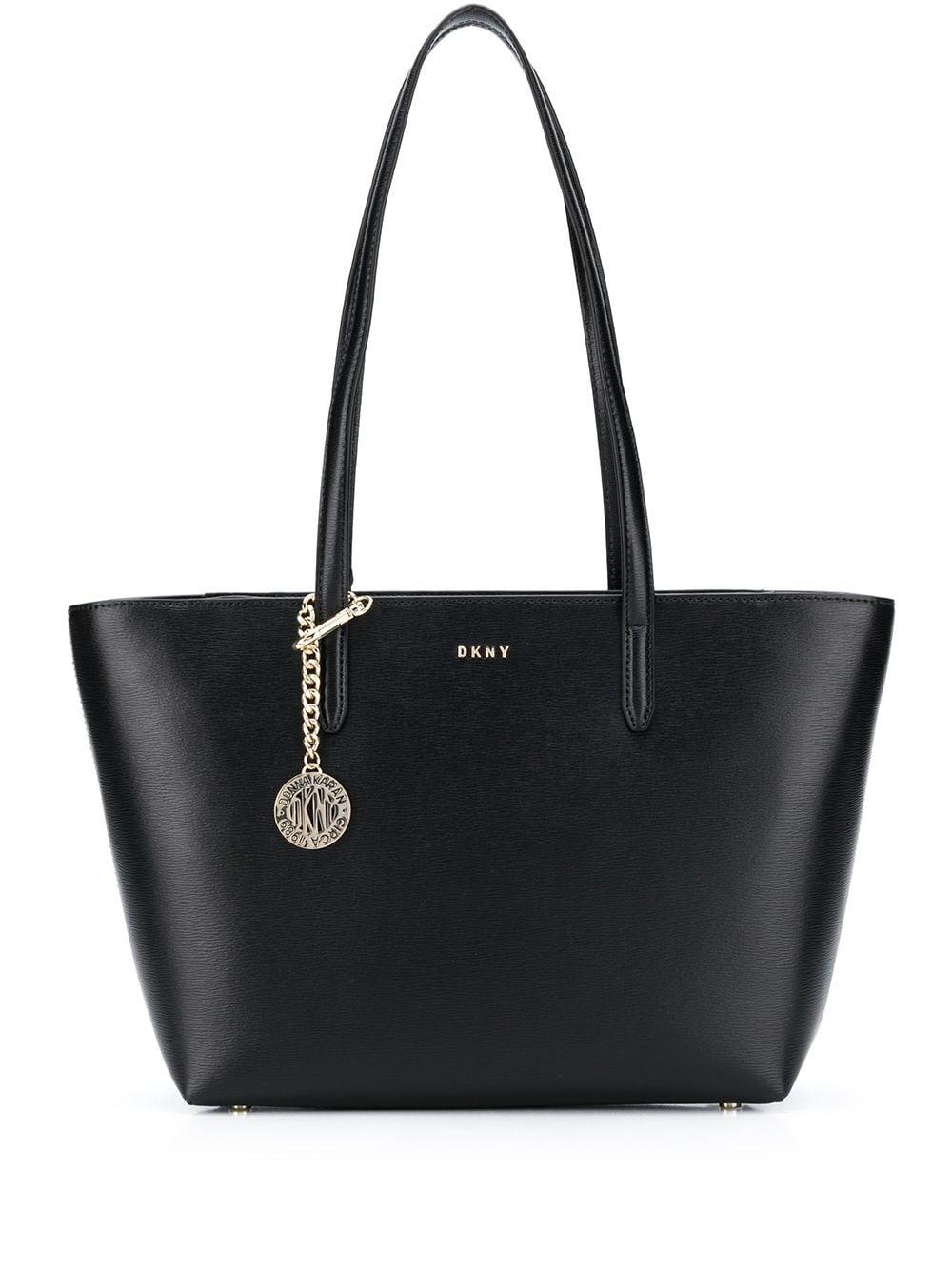 DKNY Leather Bryant Park Med Tote Bag in Black/Gold (Black) - Save 60% -  Lyst