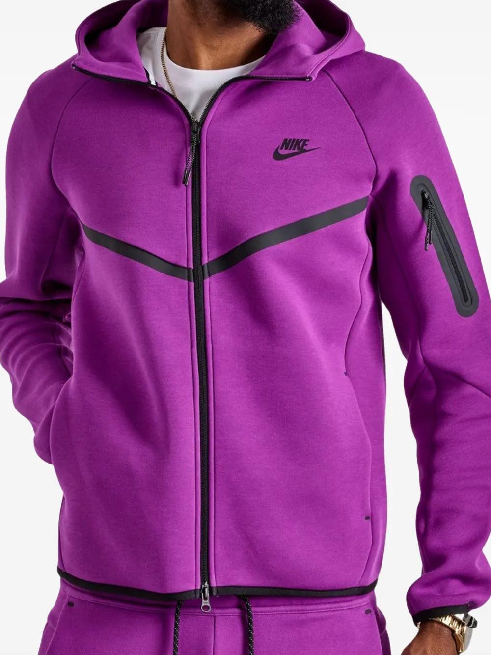 Sudadera Tech Windrunner Bold Berry con capucha Nike de hombre de