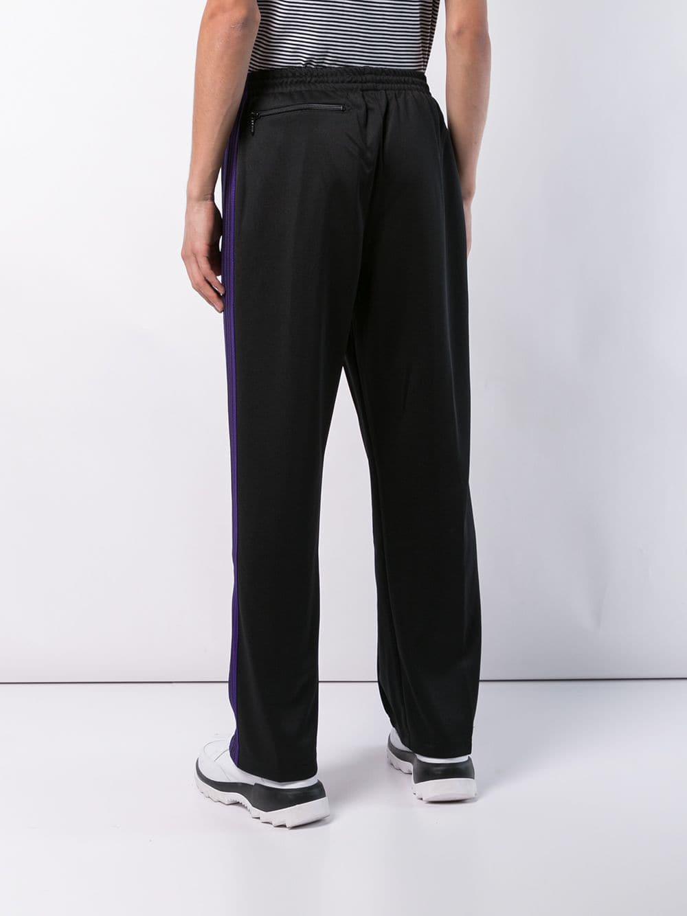 Needles Wide Leg Track Pants in Black for Men Lyst