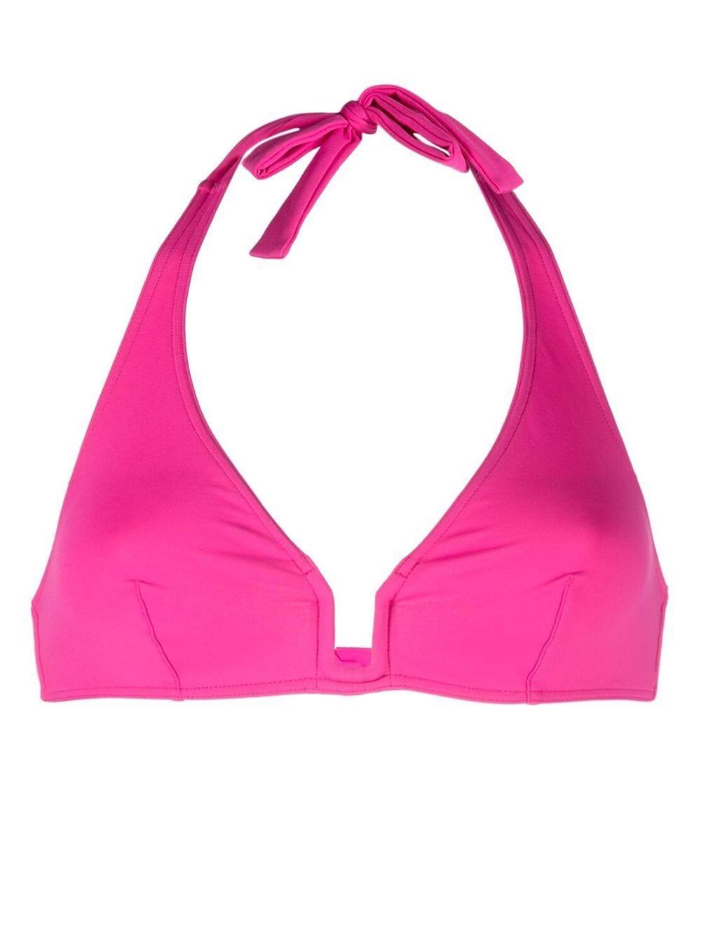 Eres Uni Halterneck Bikini Top in Pink Lyst