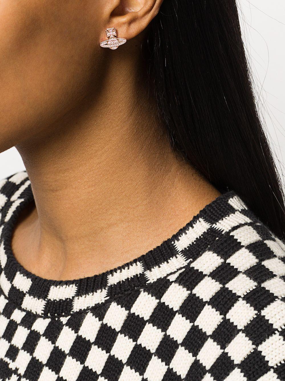 Romina pave orb earrings discount