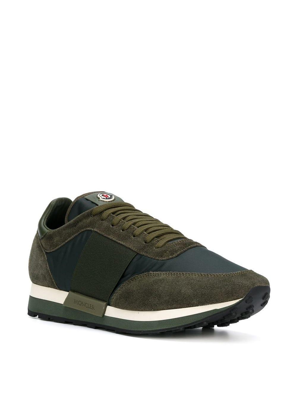 Moncler Suede Horace Sneakers in Green for Men | Lyst