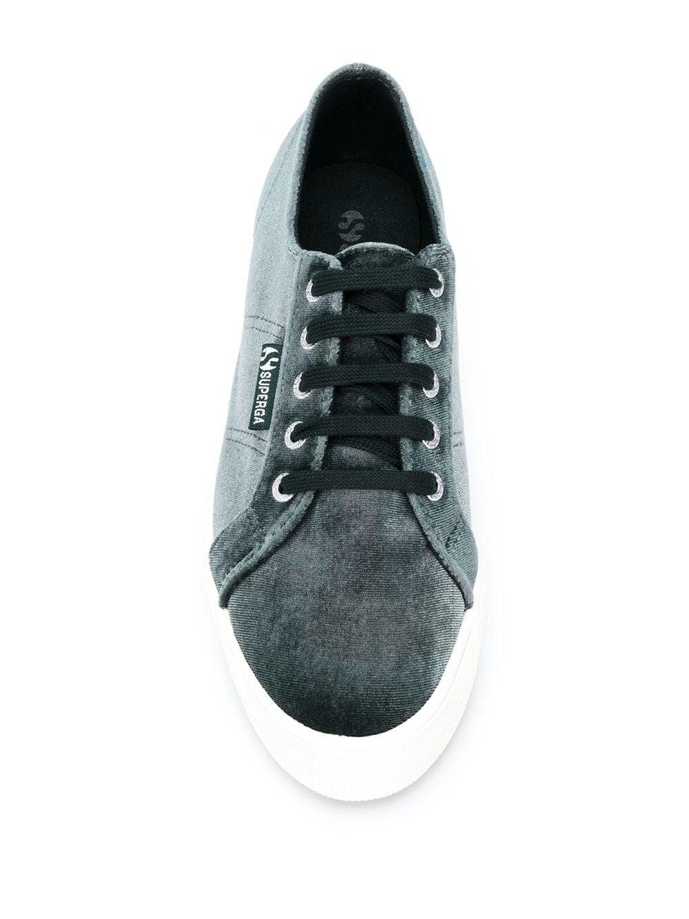 superga green velvet