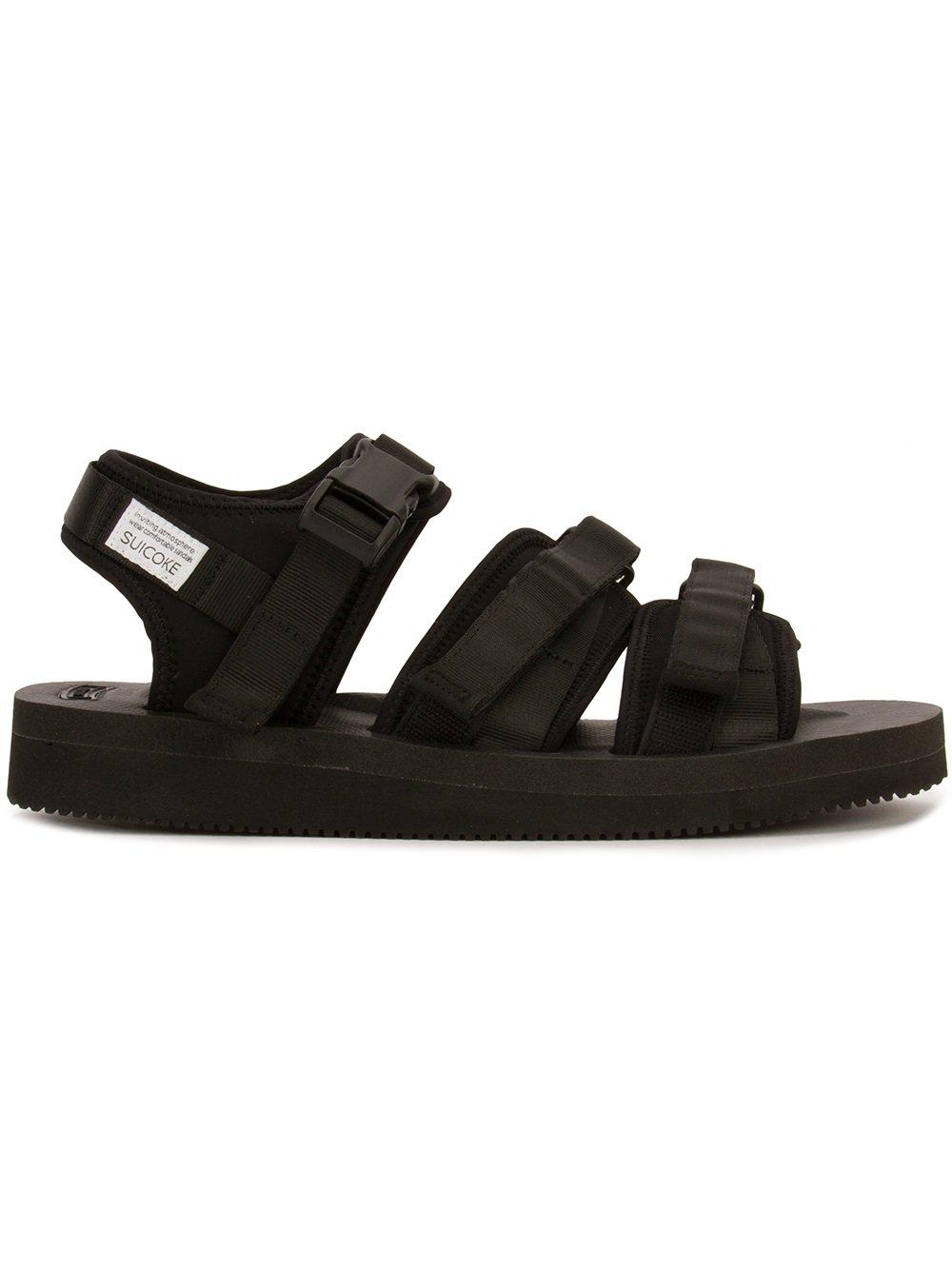 Suicoke Velcro Straps Sandals in Black for Men - Lyst