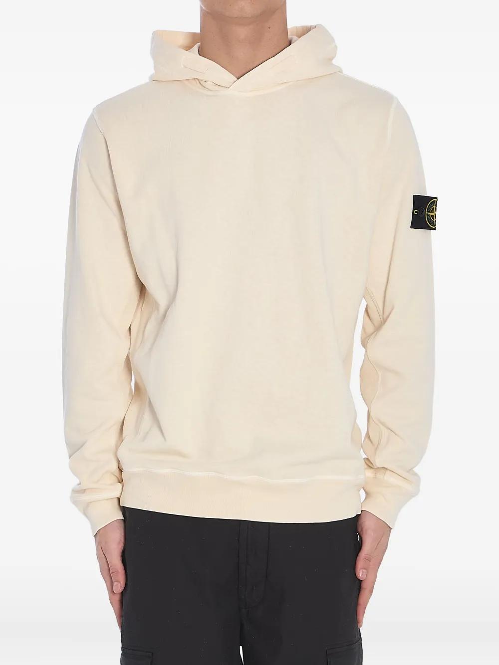 Farfetch Stone Island Beige Hoodie Stone Island Zip-up Hoodie