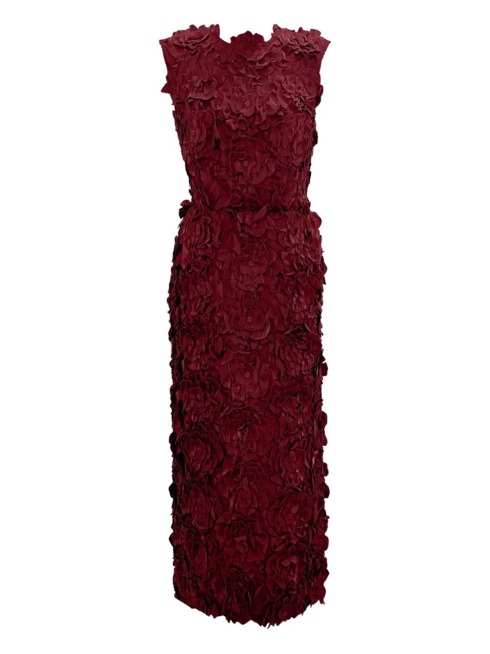 sexy red lace dress Red Lace Sequin Prom Dress - Sexy Long Evening Gown main image 1