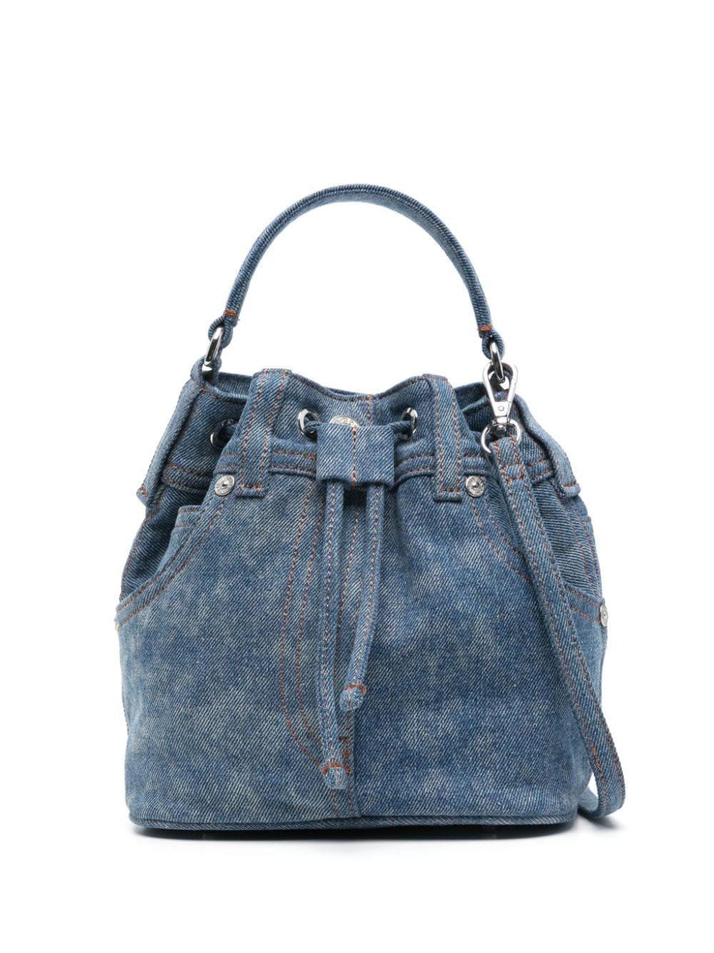 Moschino Denim Bucket Bag in Blue Lyst UK