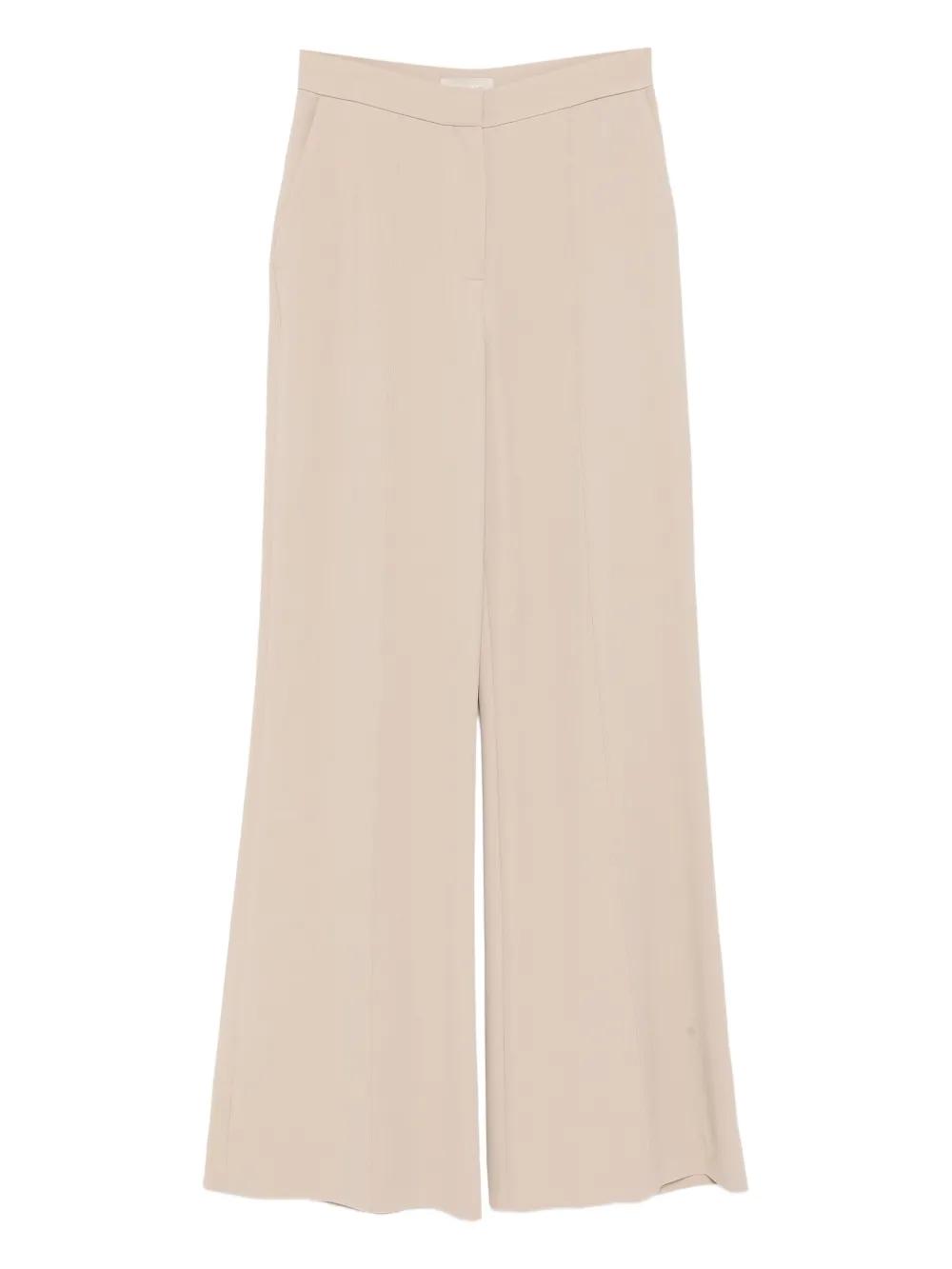 パンツ ELIE SAAB WIDE-LEG TROUSERS IN CREPE DE CHINE Wide leg pants Elie Saab for women - buy in the official